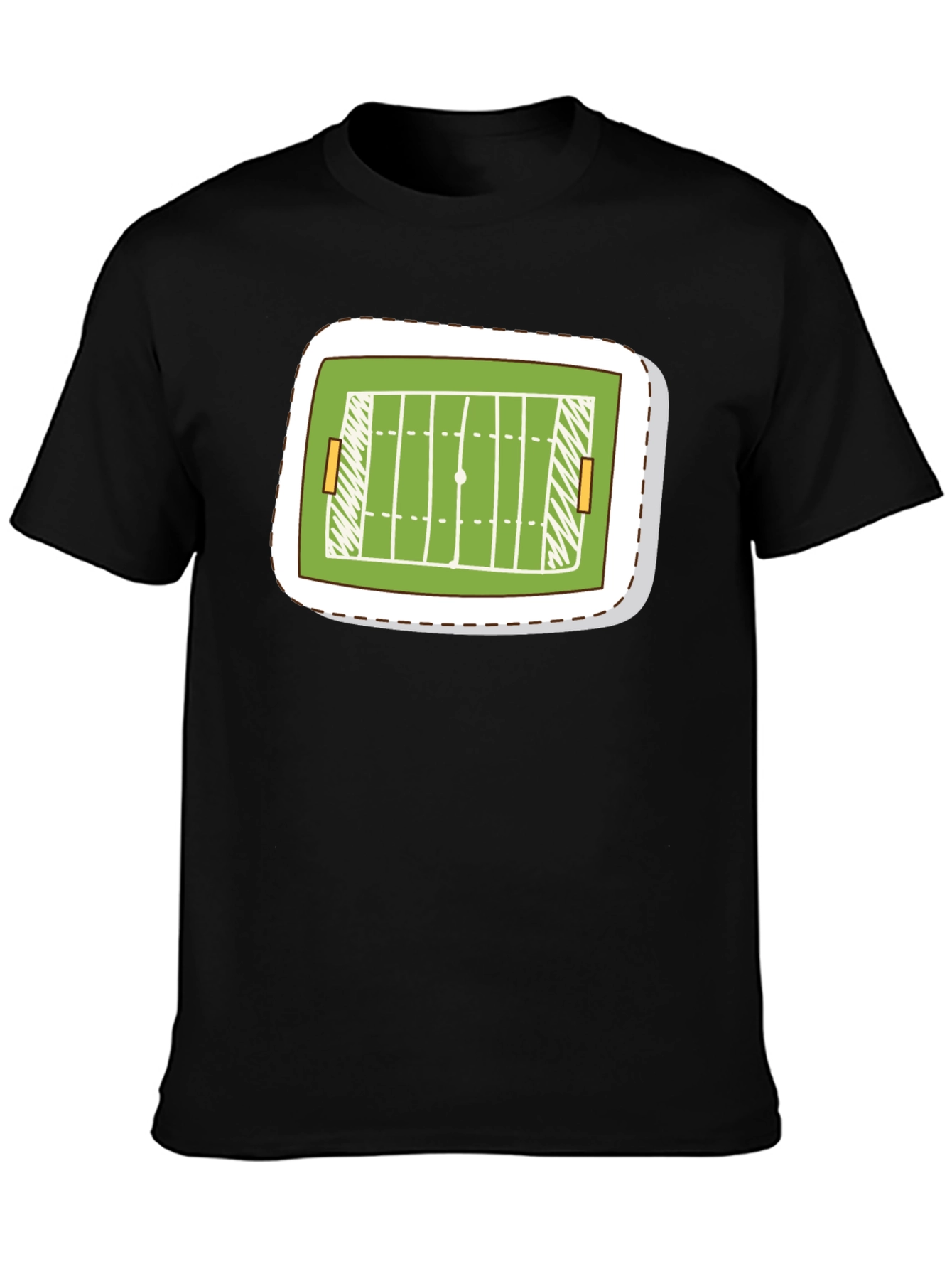 Football Field T-Shirt - Touchdown Style!