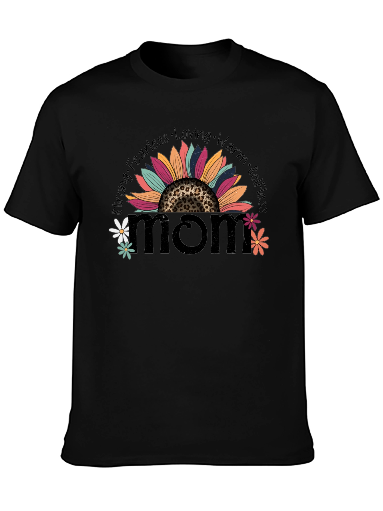 Sunflower Mom Graphic T-Shirt