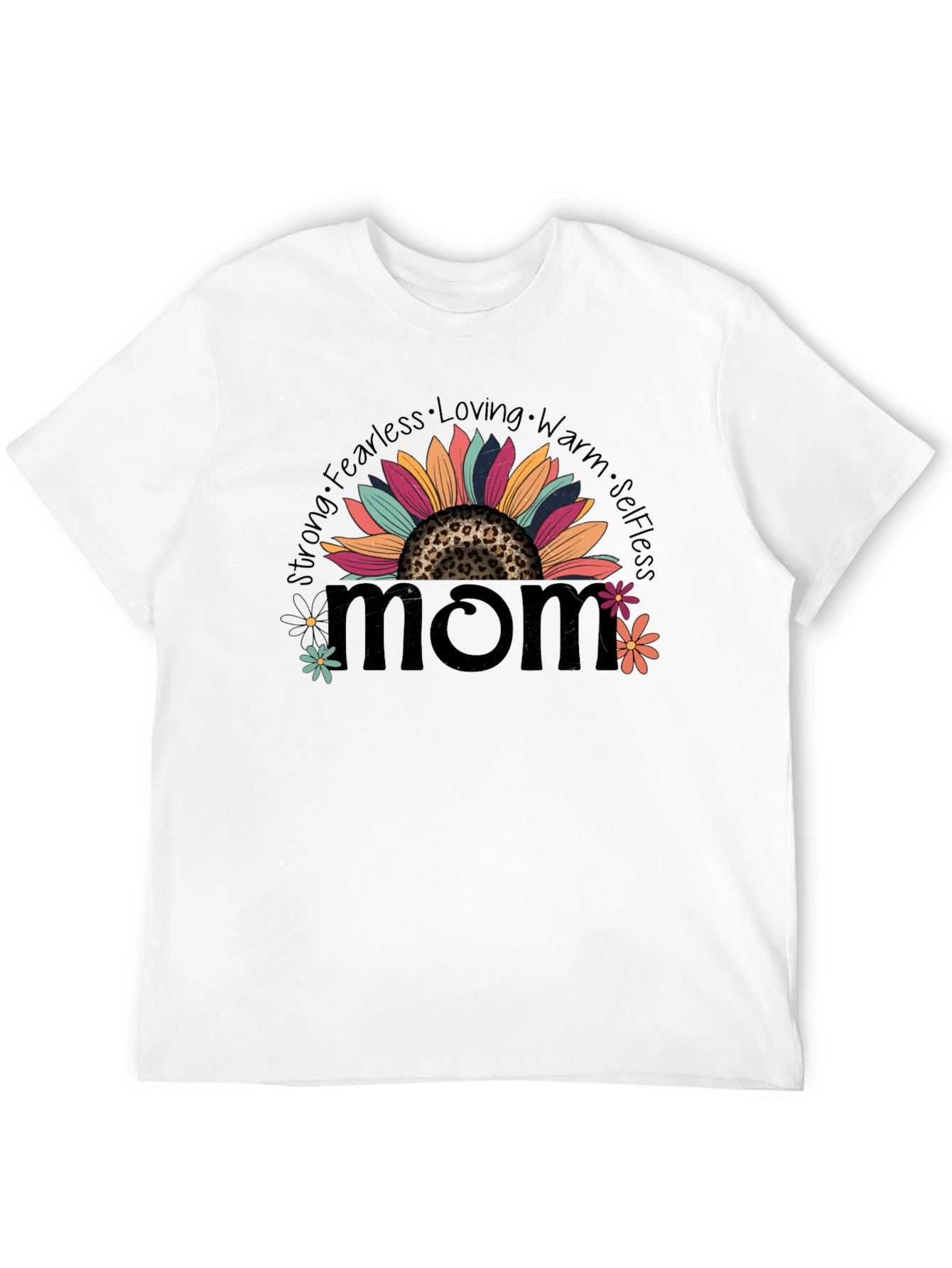 Sunflower Mom Graphic T-Shirt