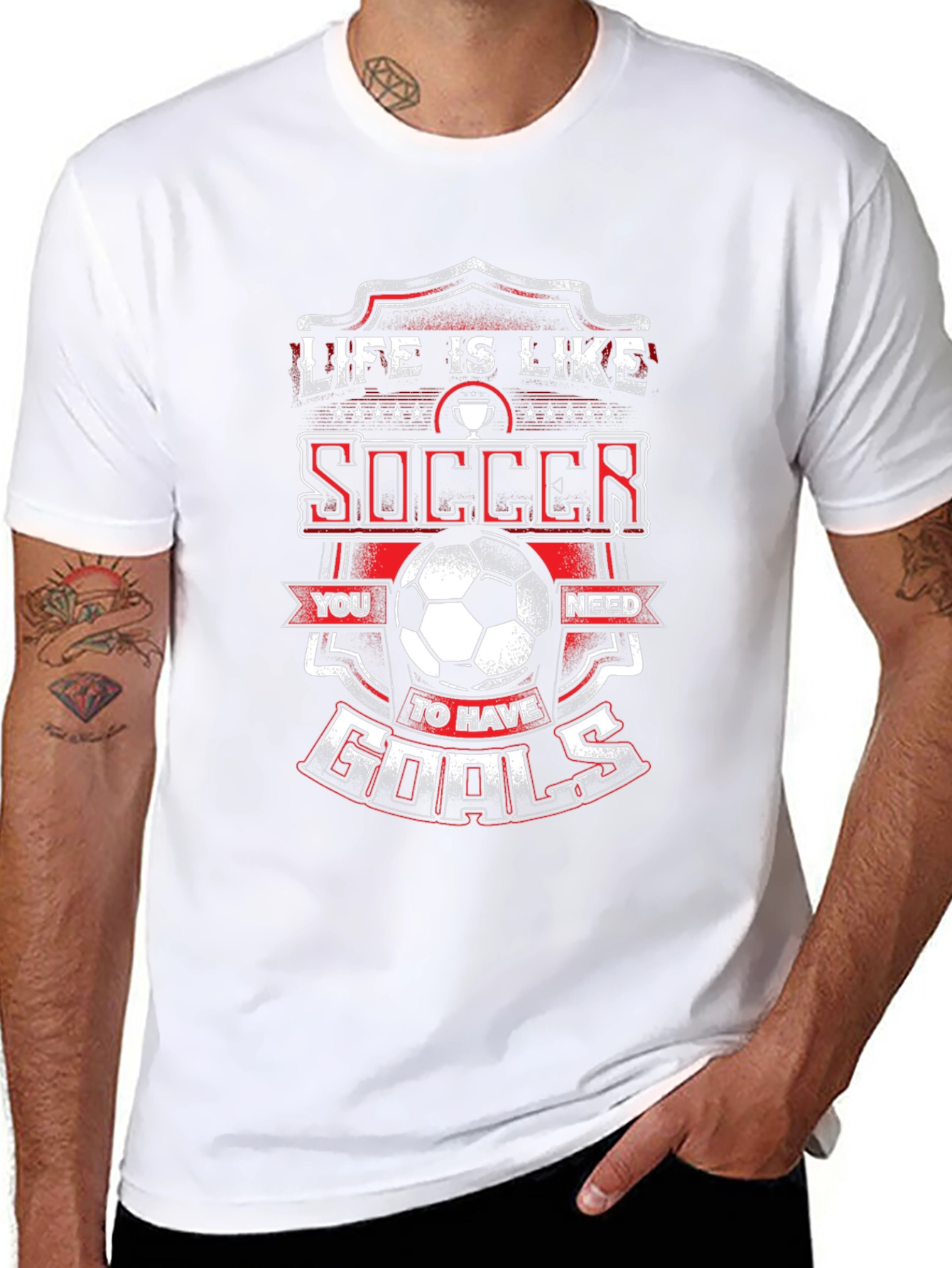 Life is Like Soccer Graphic Tee