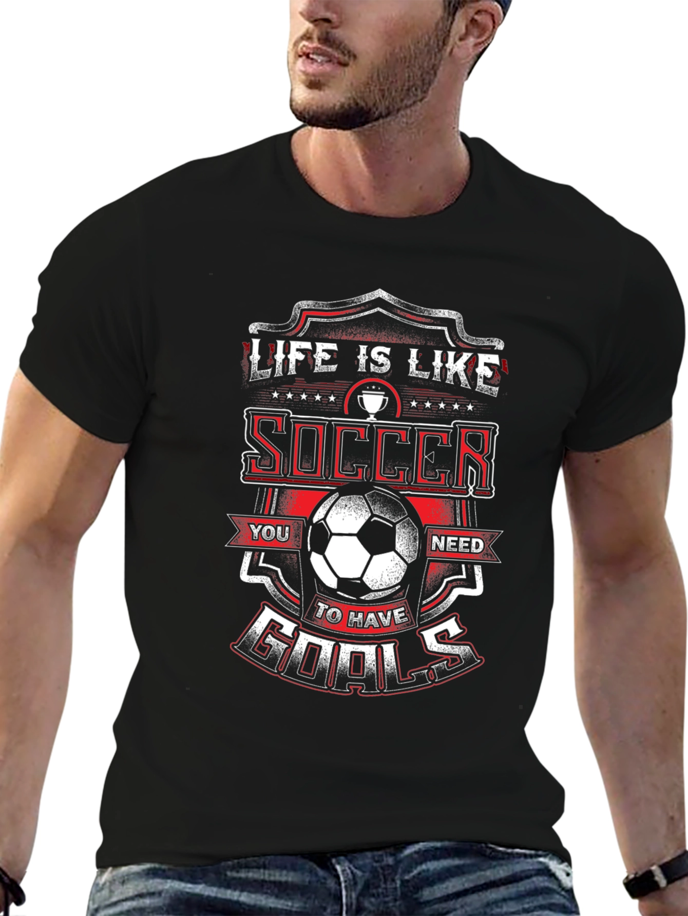 Life is Like Soccer Graphic Tee