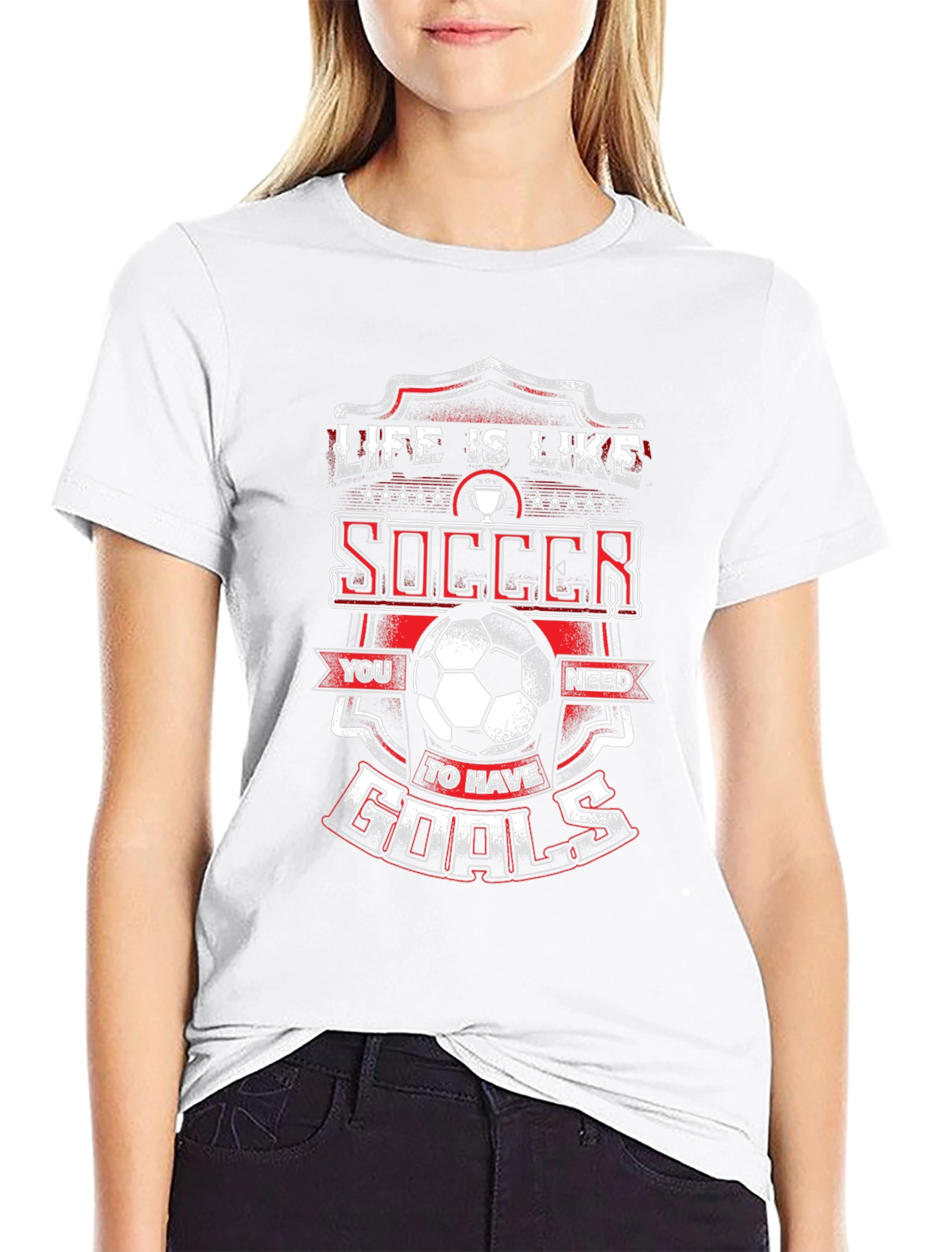 Life is Like Soccer Graphic Tee