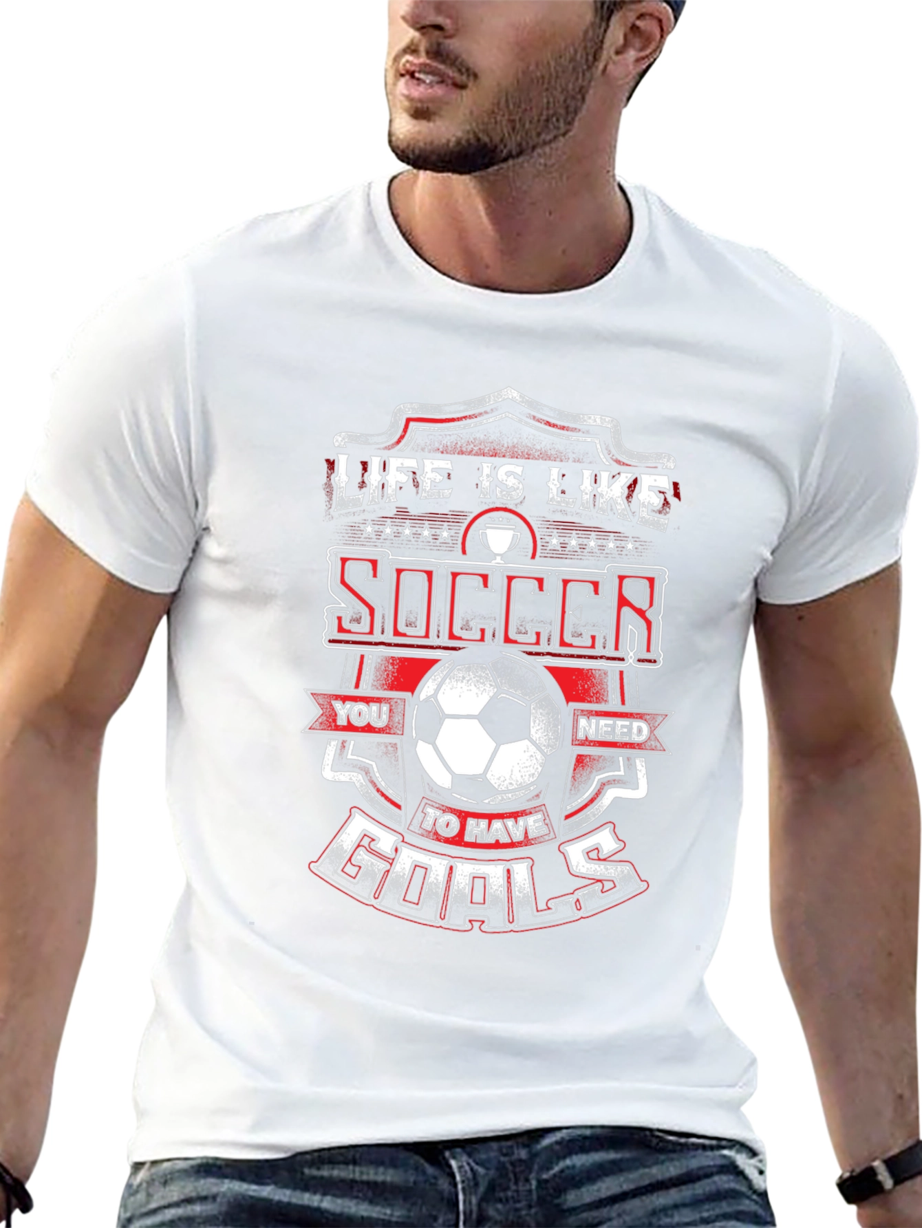 Life is Like Soccer Graphic Tee