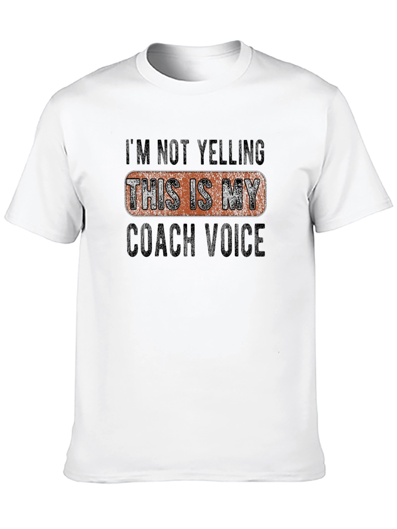 Coach Voice T-Shirt - Funny Coaching Tee