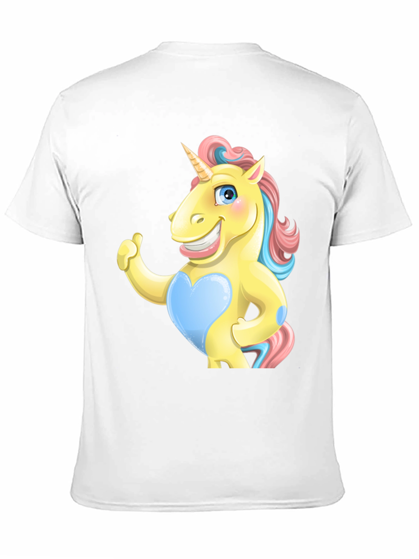 Funny Unicorn Graphic Black T-Shirt