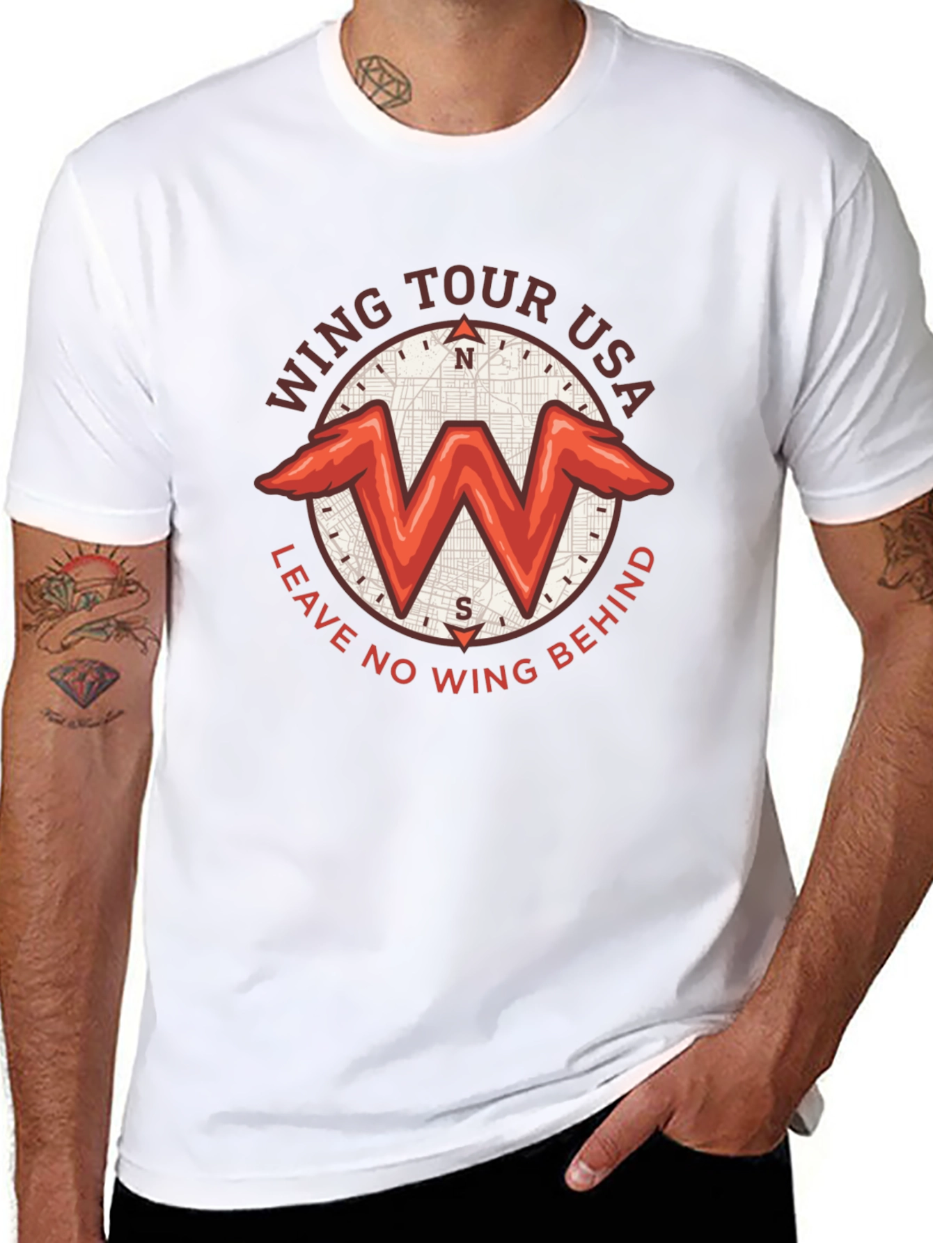 Wing Tour USA T-Shirt - Leave No Wing Behind