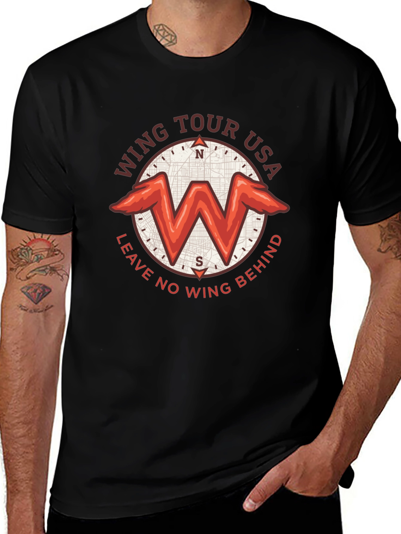 Wing Tour USA T-Shirt - Leave No Wing Behind
