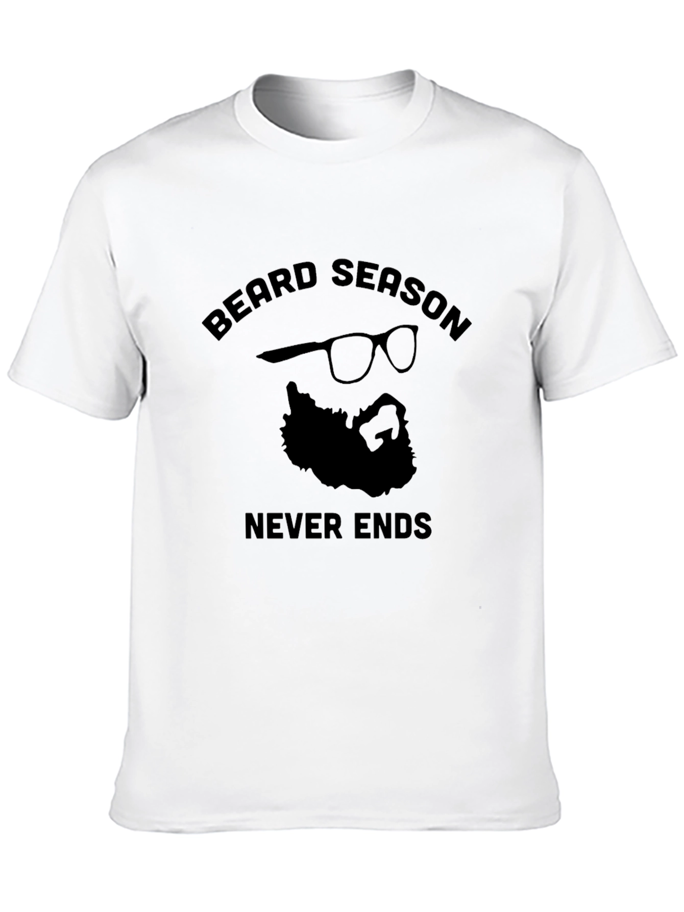 Beard Season Never Ends Graphic Tee