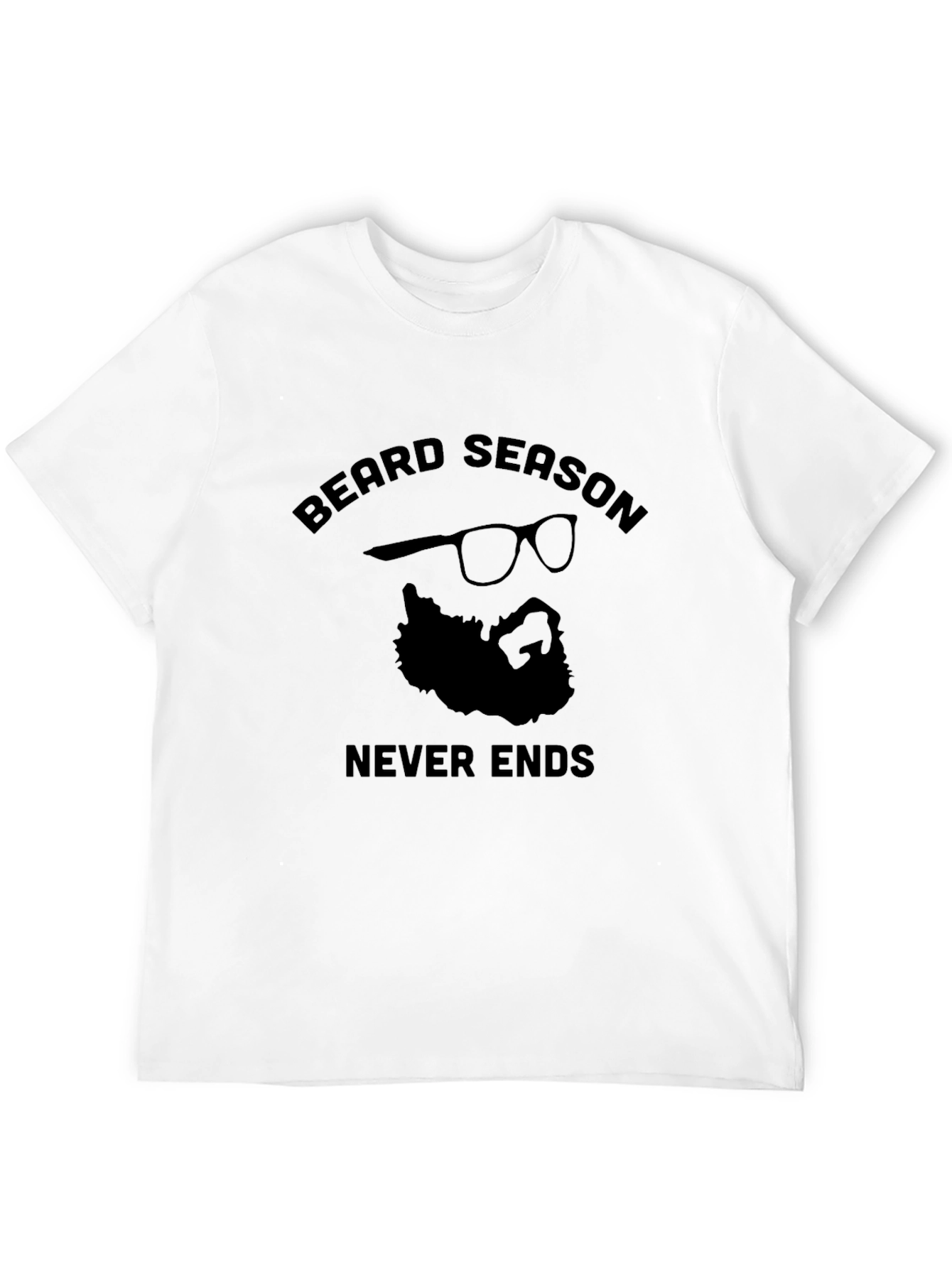 Beard Season Never Ends Graphic Tee