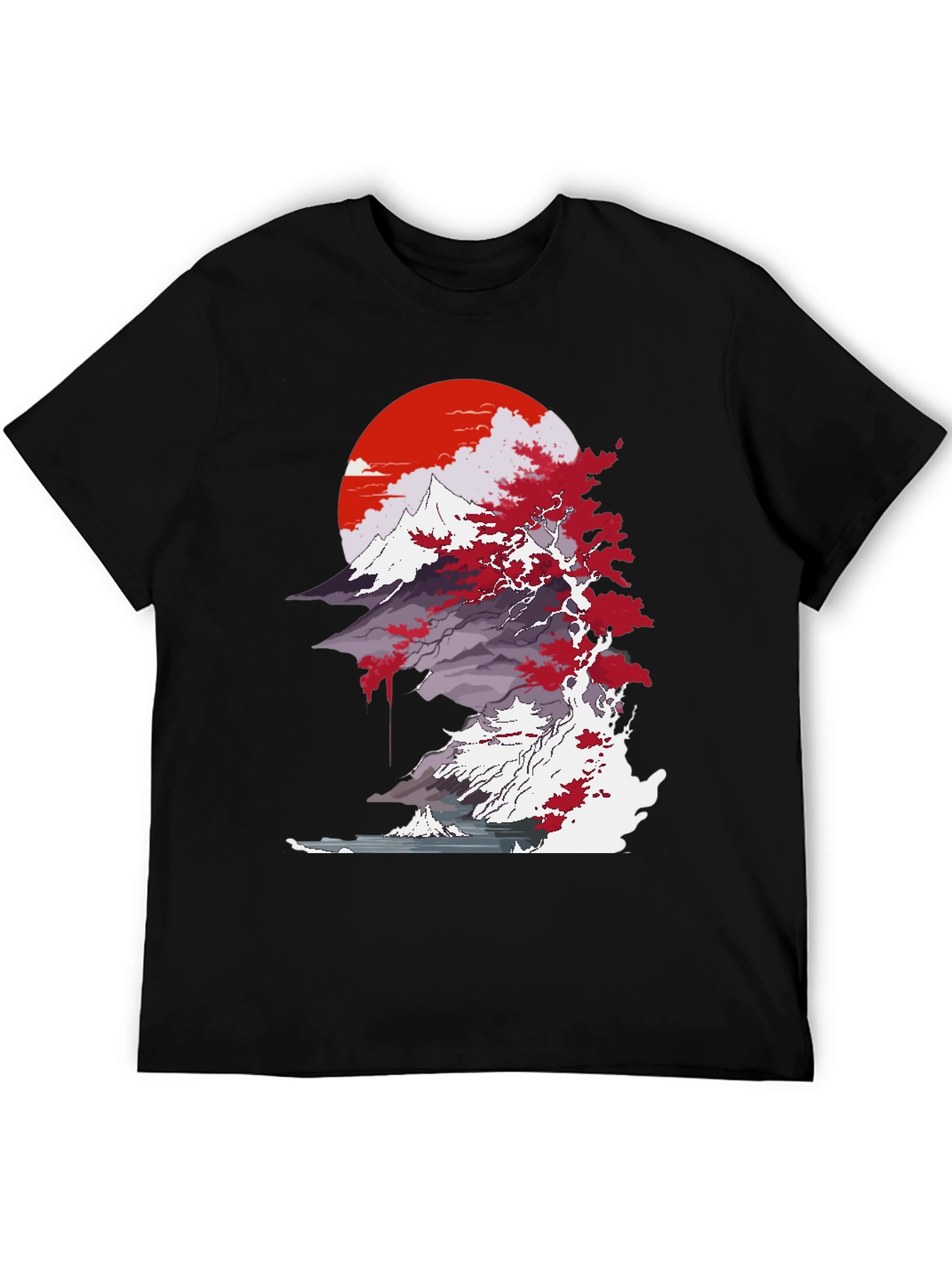 Mountains and Moon Graphic Tee