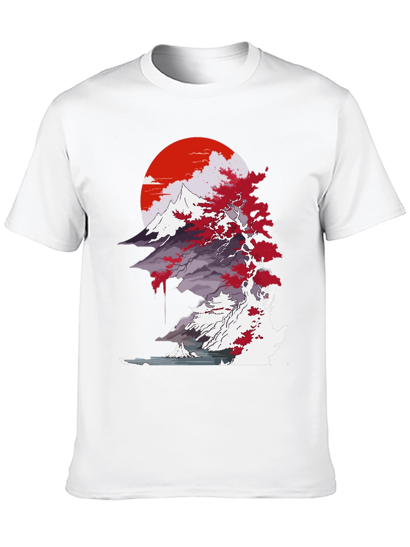 Mountains and Moon Graphic Tee