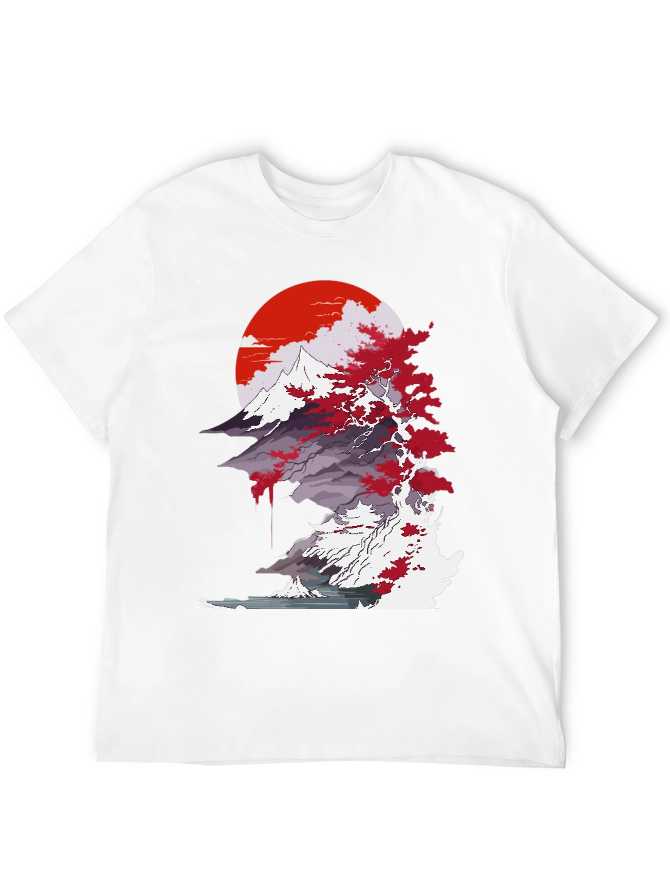 Mountains and Moon Graphic Tee