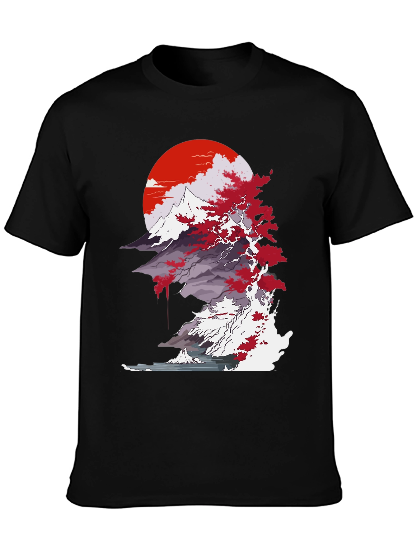 Mountains and Moon Graphic Tee