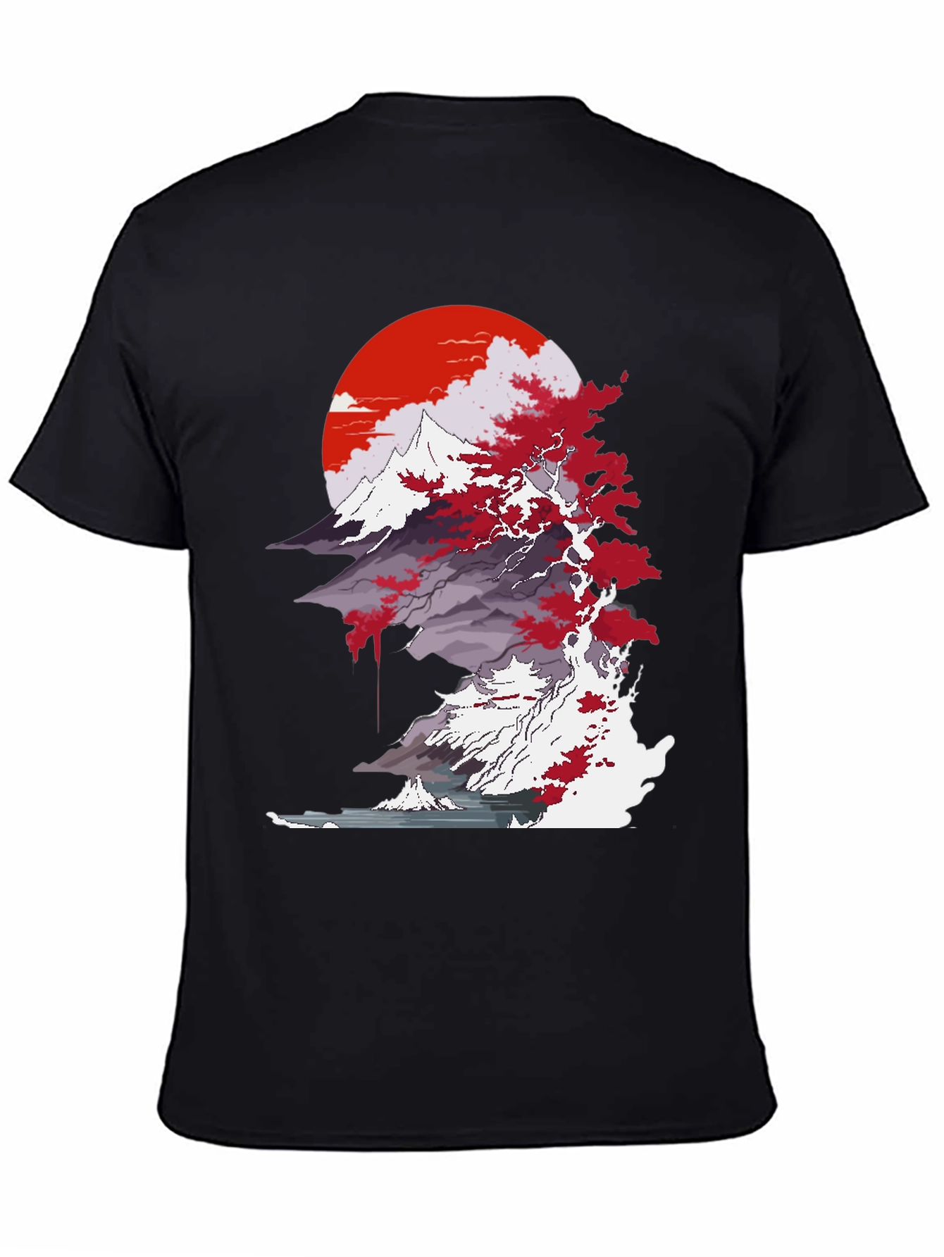 Mountains and Moon Graphic Tee