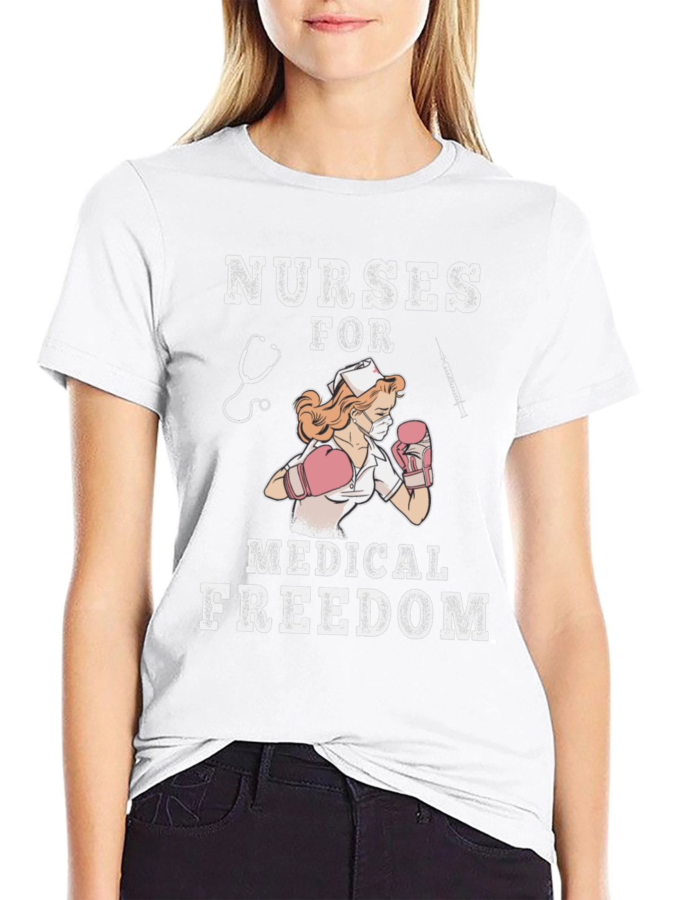 Nurses For Medical Freedom Graphic T-Shirt