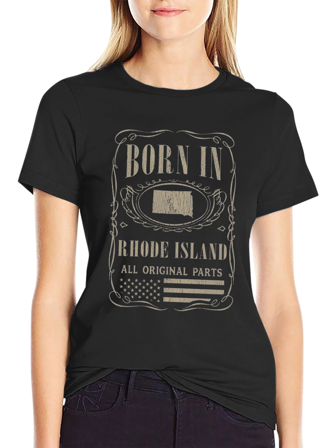 Born In Rhode Island T-Shirt