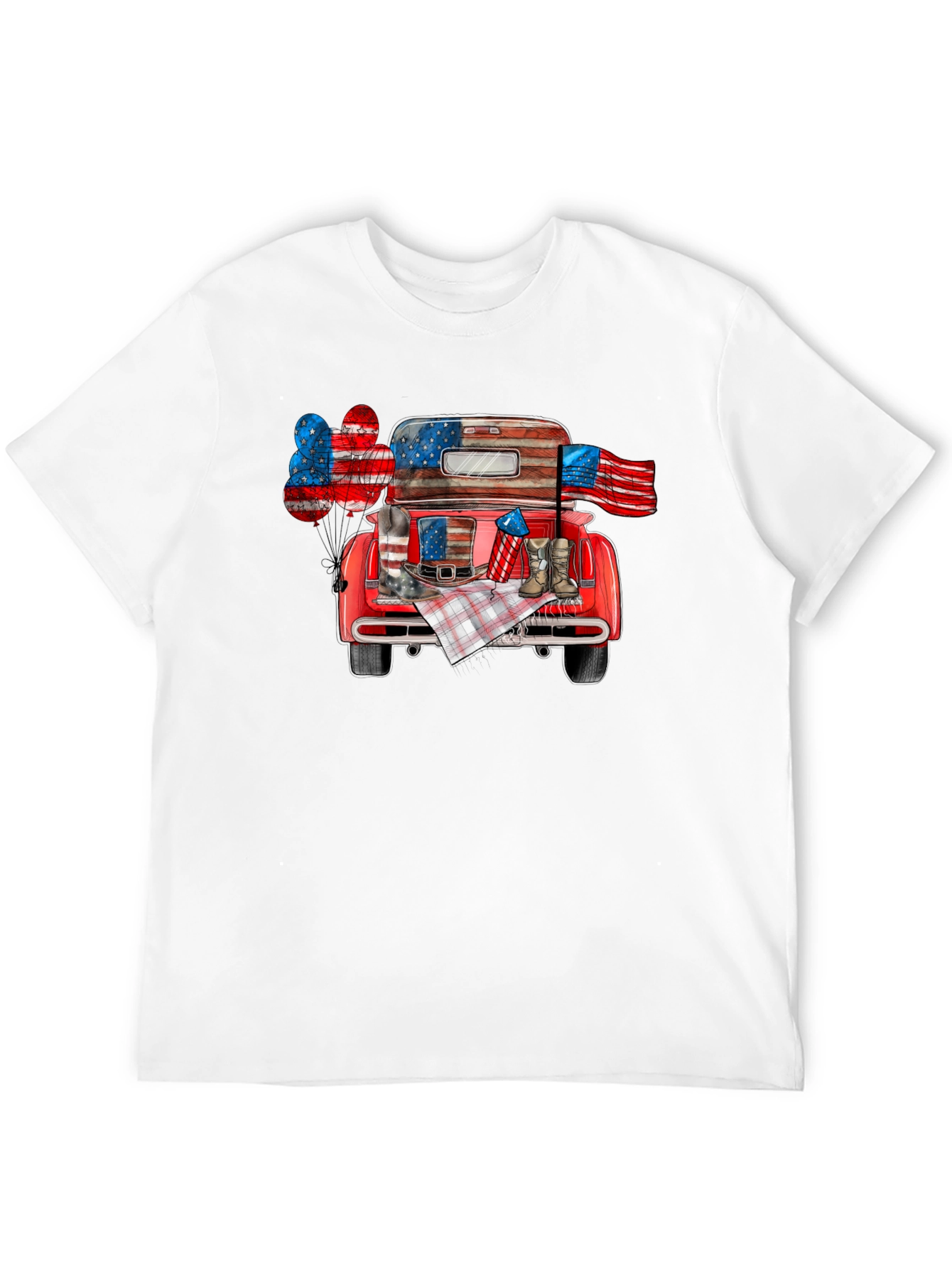 Patriotic Truck Graphic Tee