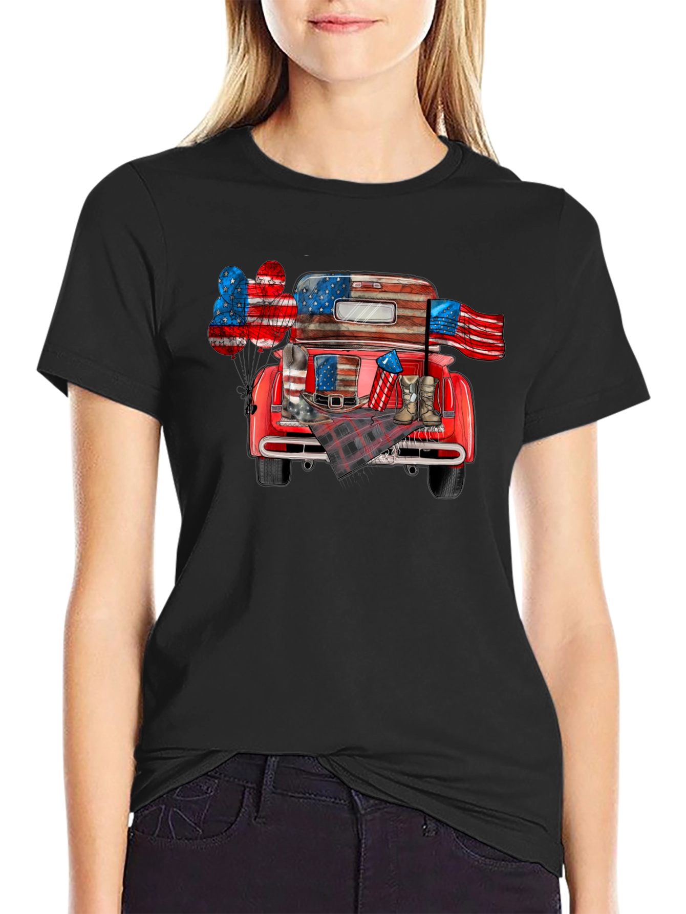Patriotic Truck Graphic Tee