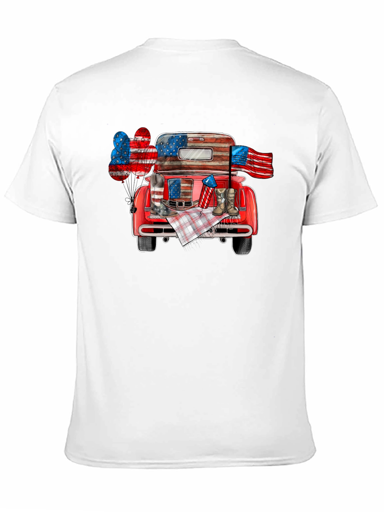 Patriotic Truck Graphic Tee