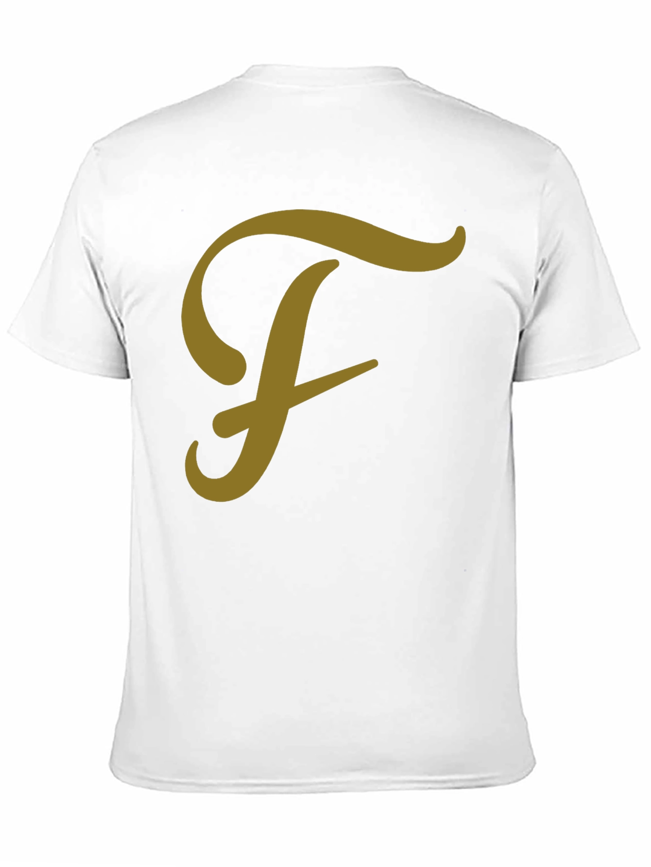 Black T-Shirt with Letter F Graphic