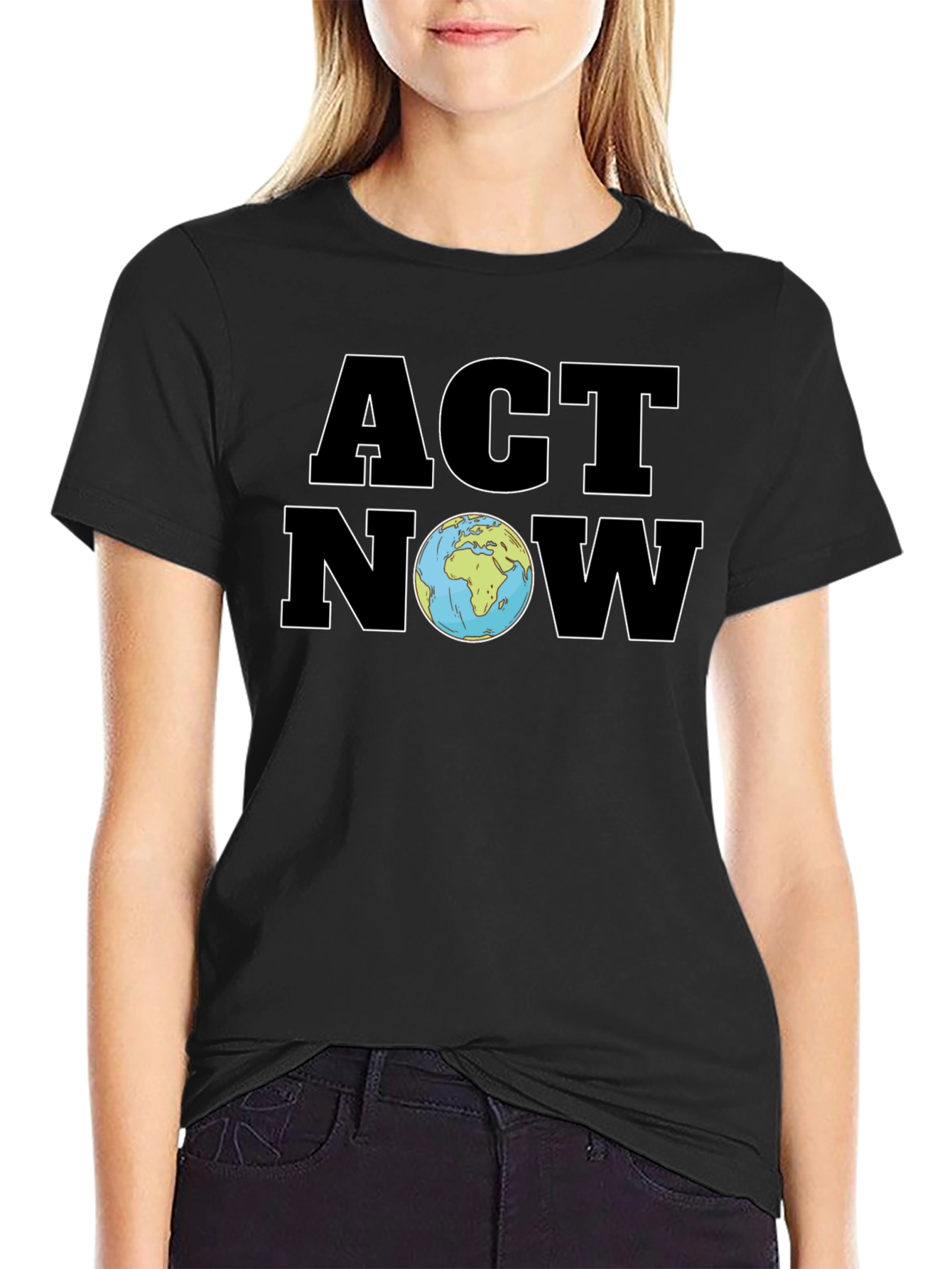 Act Now Graphic Tee - Save The Planet