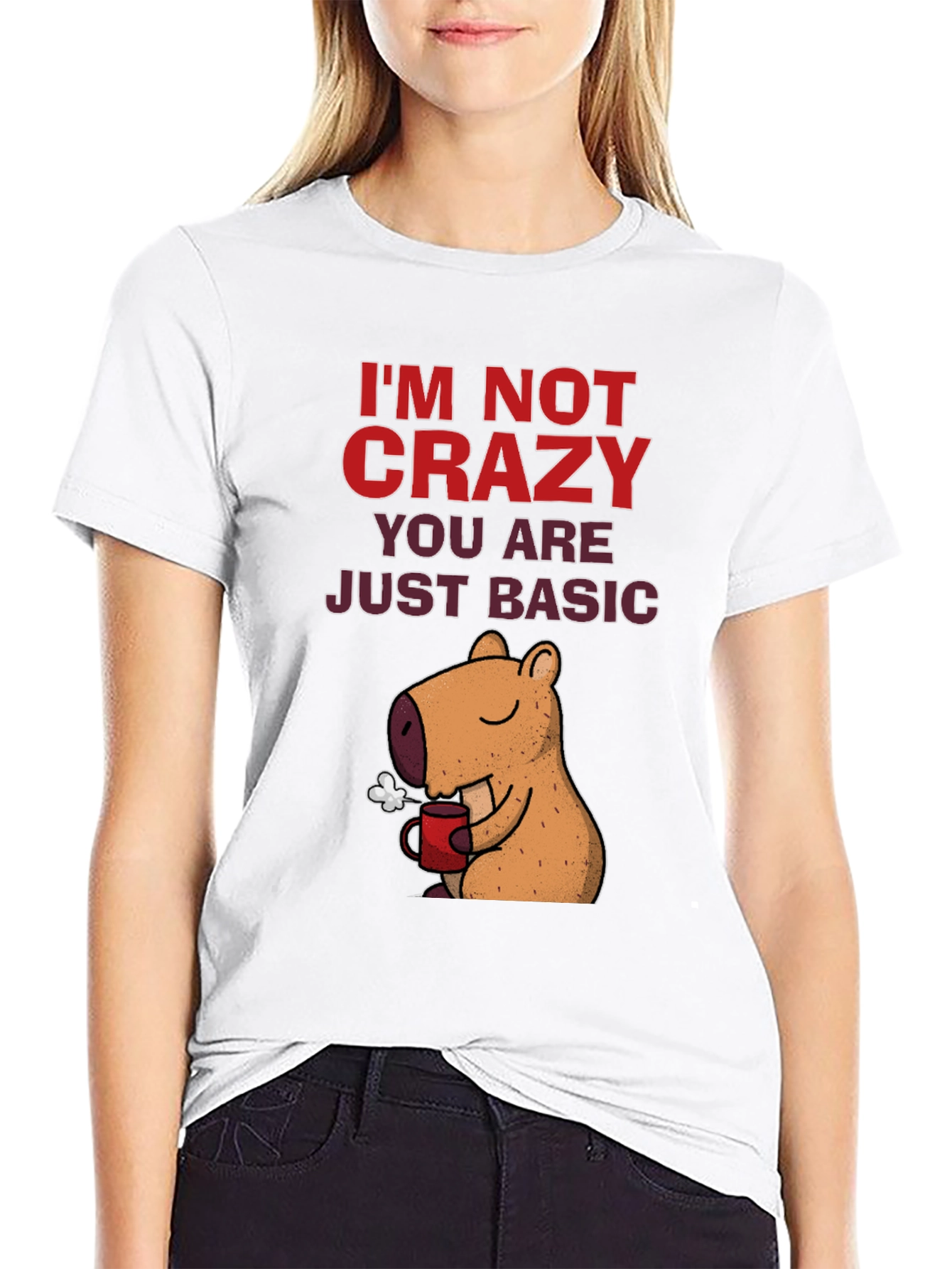 Im Not Crazy Capybara T-Shirt