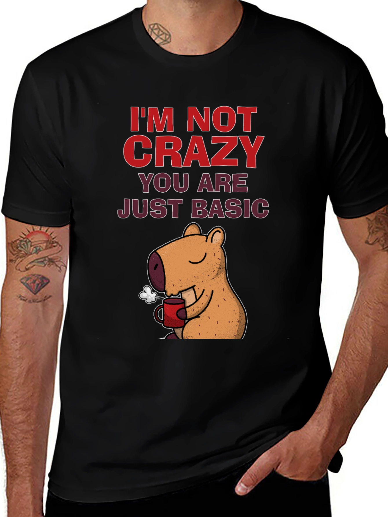 Im Not Crazy Capybara T-Shirt