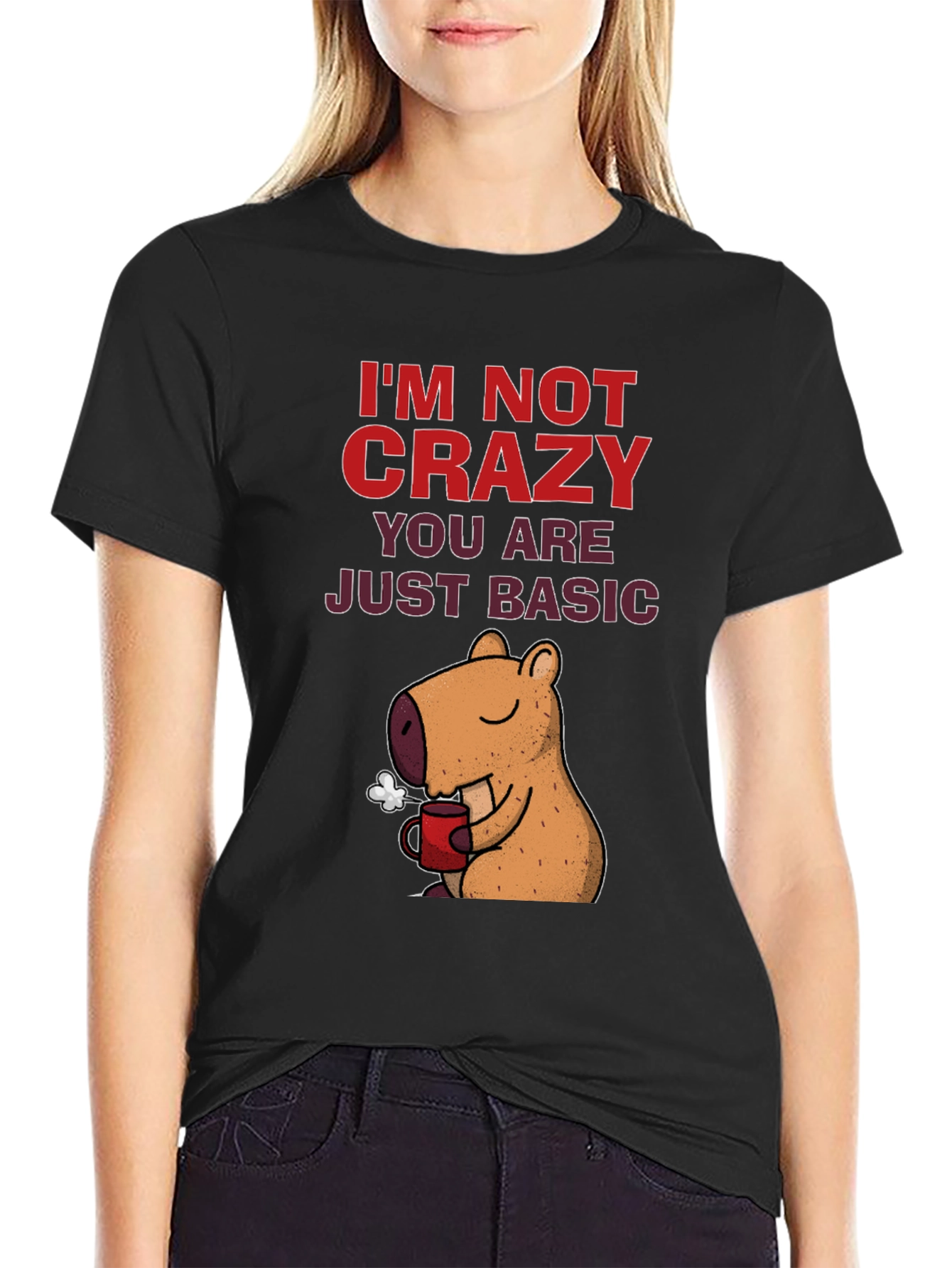 Im Not Crazy Capybara T-Shirt