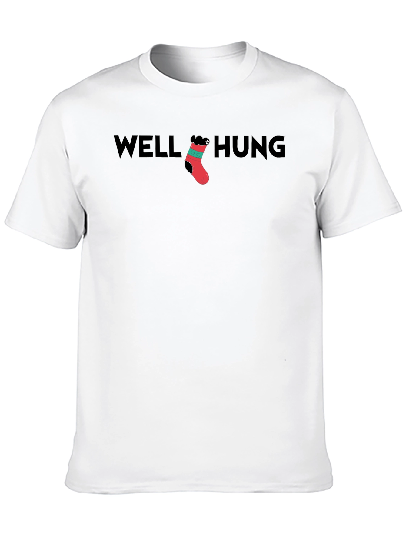 Well Hung Christmas Holiday Mens T-Shirt