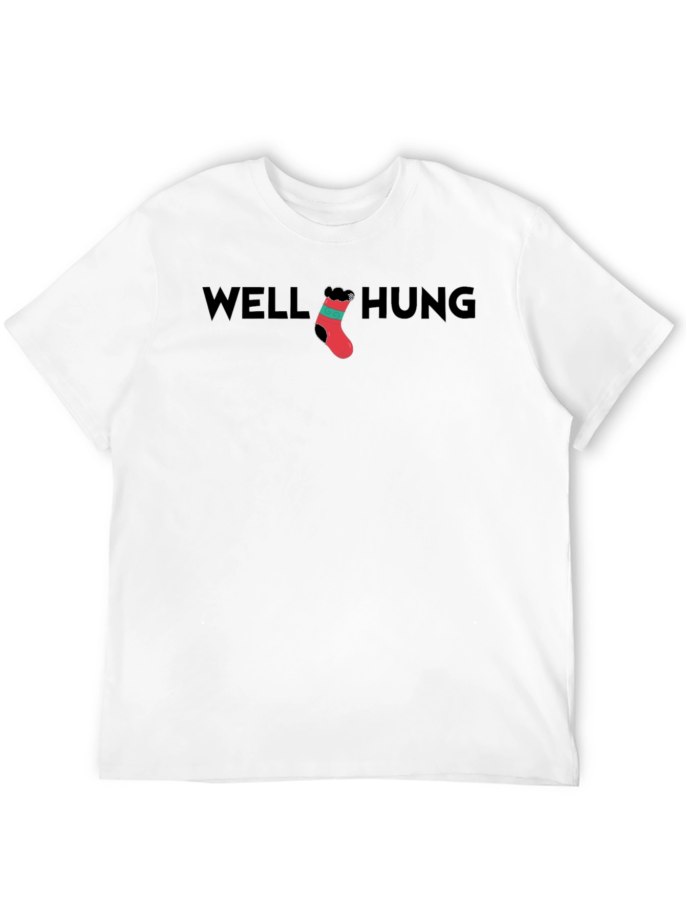 Well Hung Christmas Holiday Mens T-Shirt