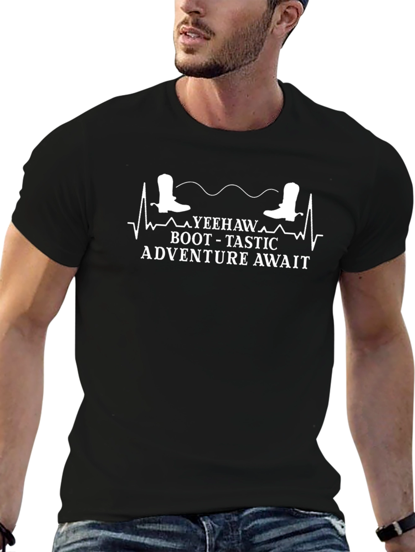 Yeehaw Boot-Tastic Adventure T-Shirt