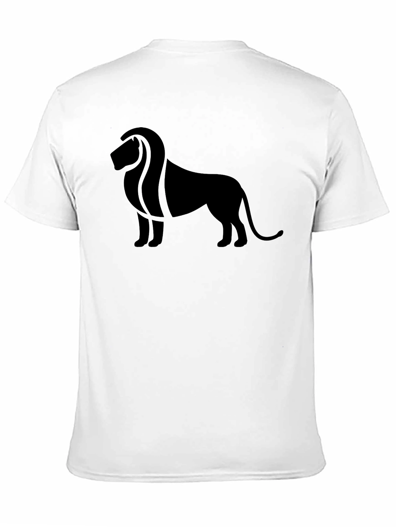 Lion Silhouette Graphic Tee - Bold Style