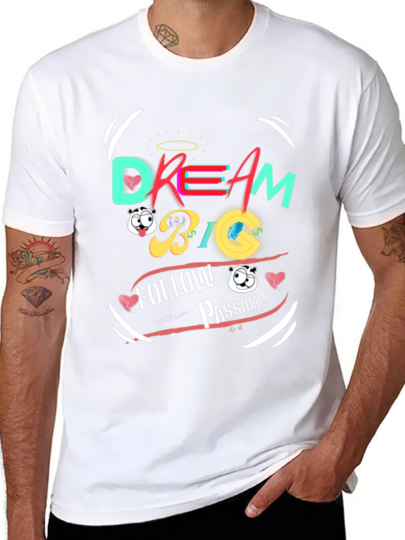 Dream Big T-Shirt: Follow Your Passion Premium Cotton Tee