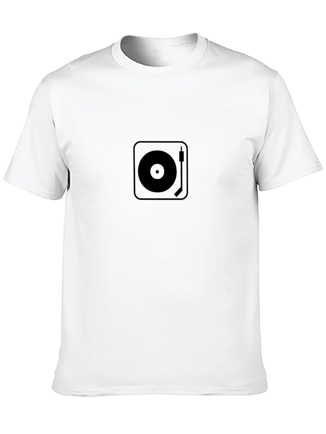 Turntable Graphic Black T-Shirt