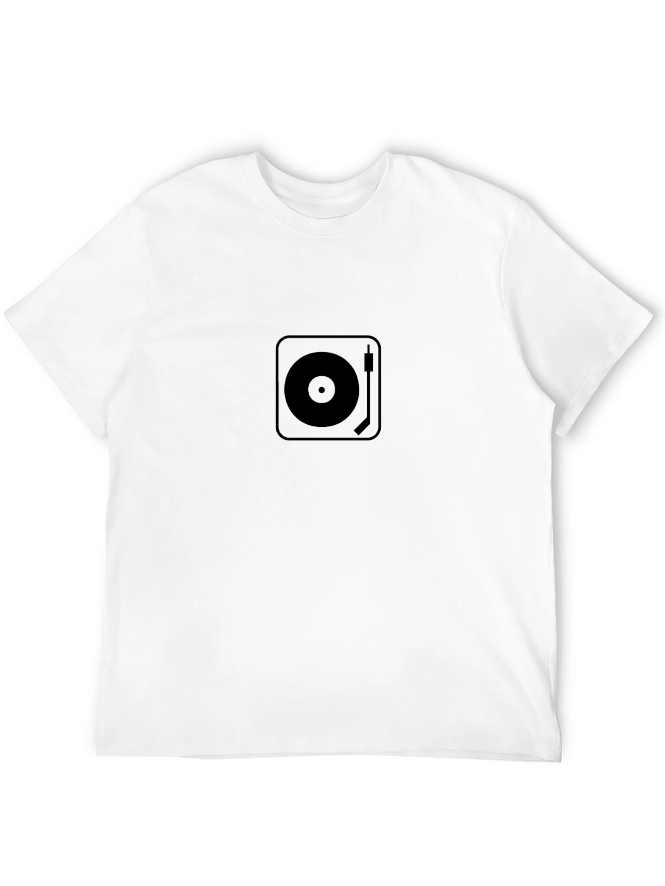 Turntable Graphic Black T-Shirt