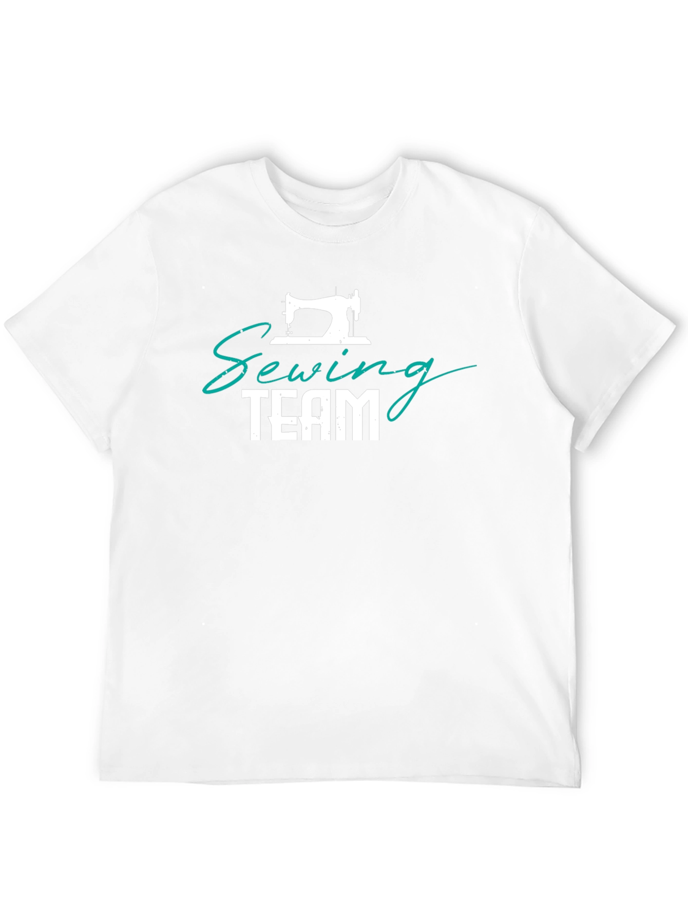 Sewing Team T-Shirt - Black Cotton Crewneck