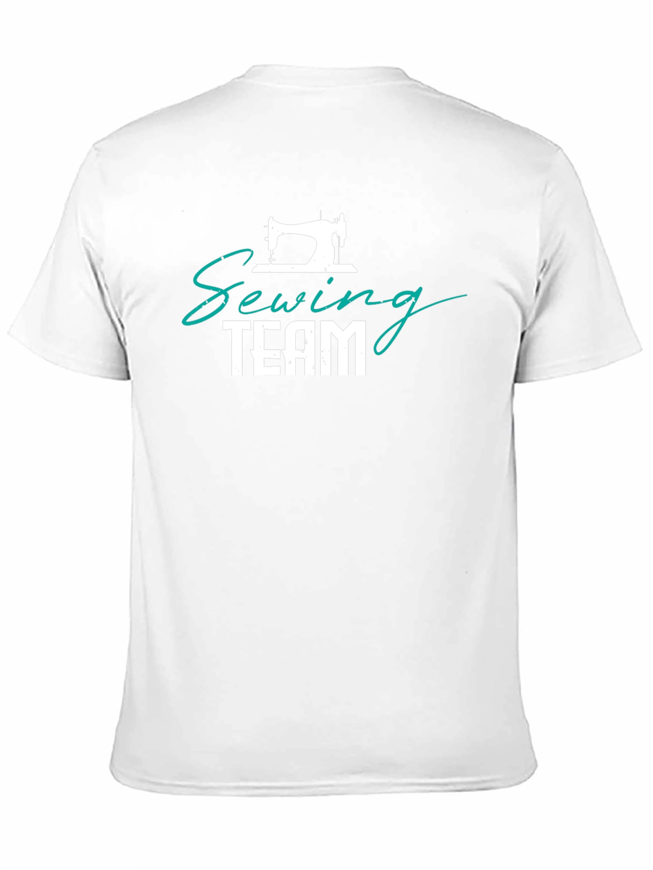 Sewing Team T-Shirt - Black Cotton Crewneck