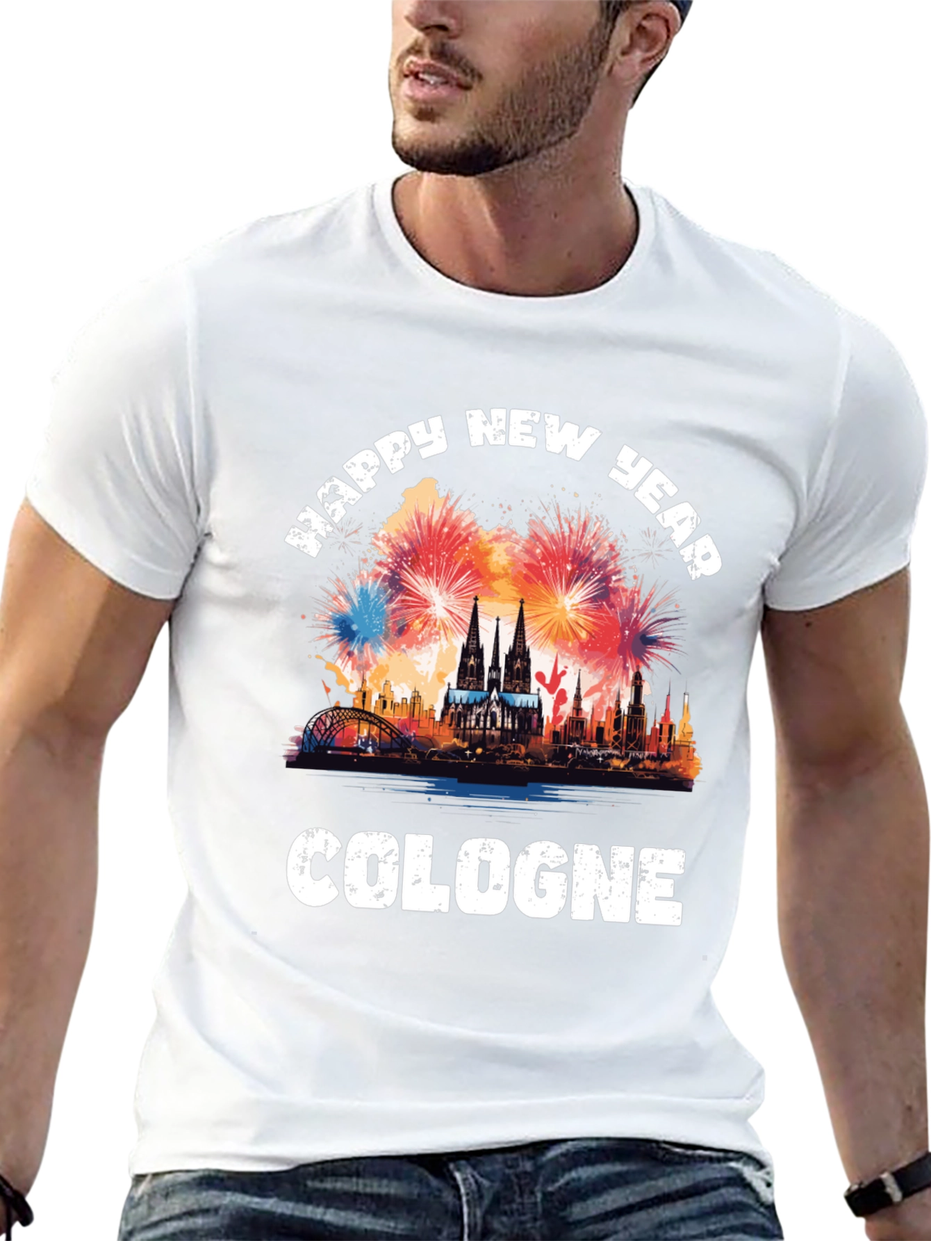 Cologne Happy New Year T-Shirt