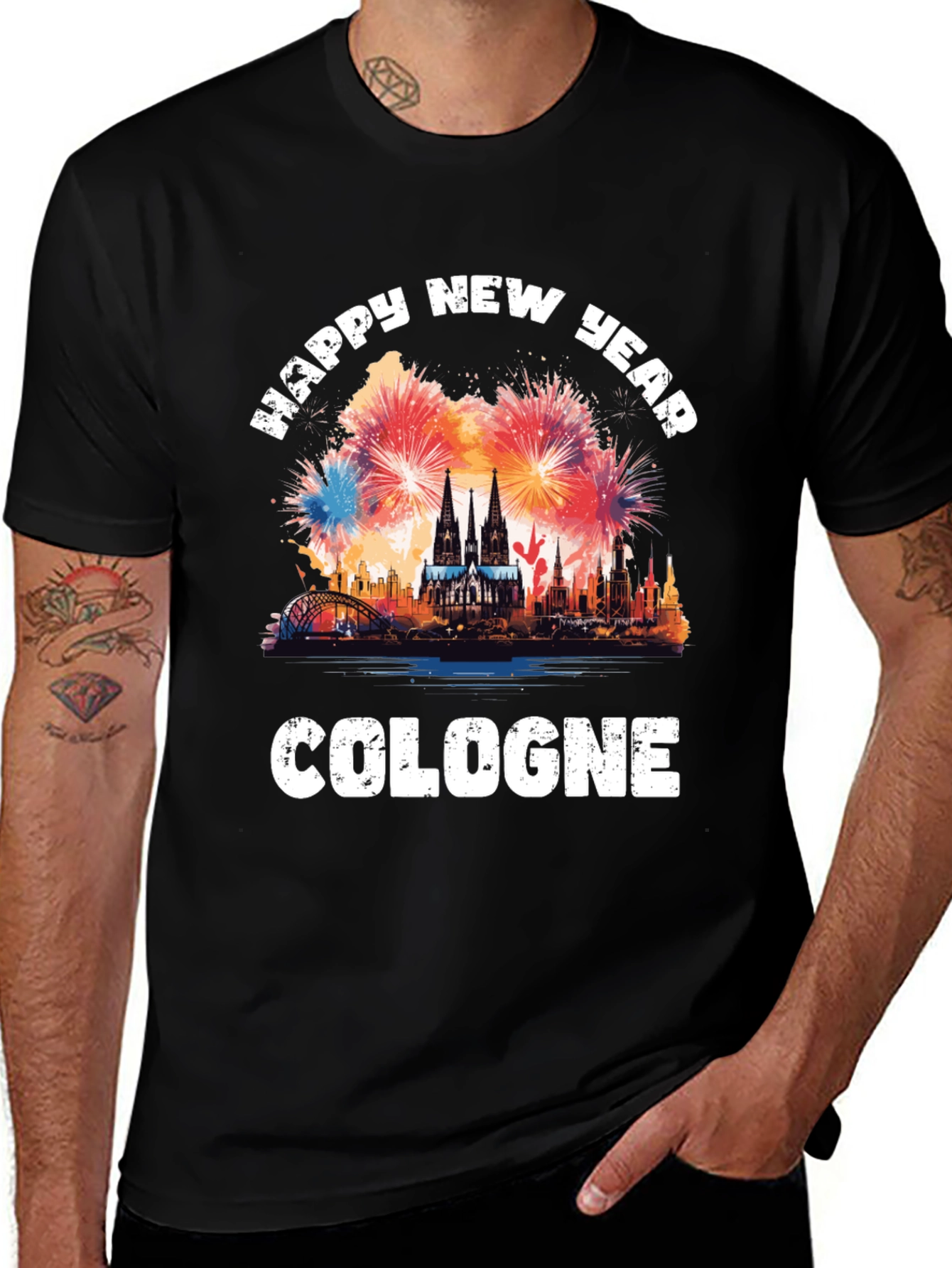 Cologne Happy New Year T-Shirt