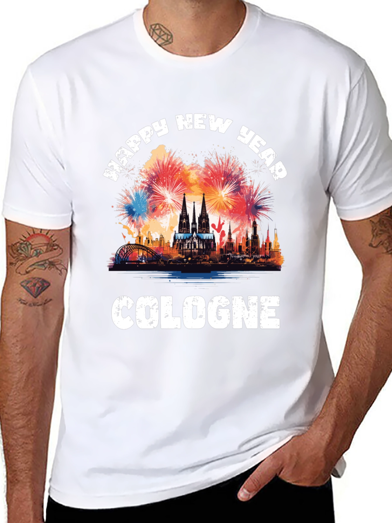 Cologne Happy New Year T-Shirt