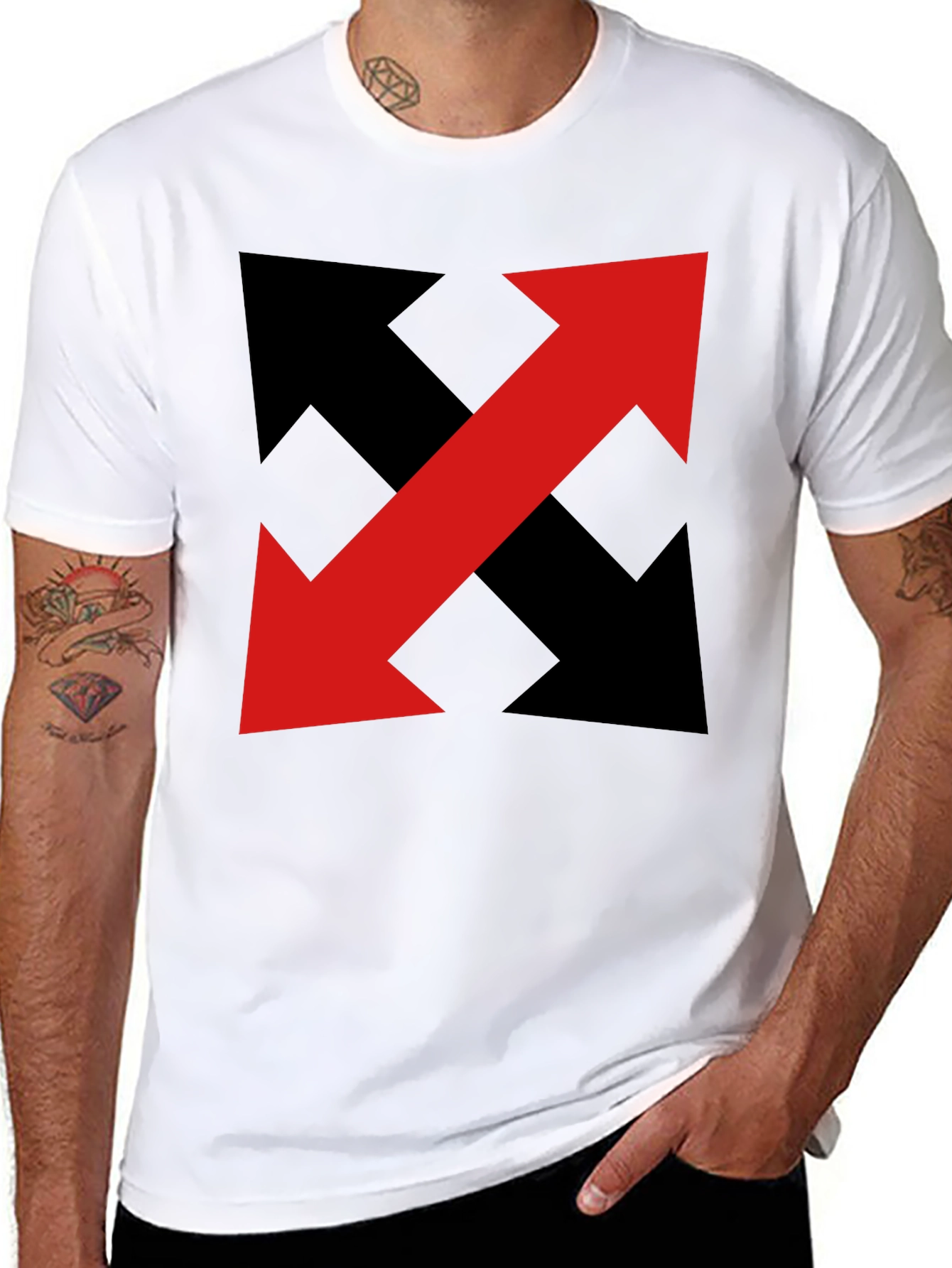 Arrow T-Shirt - Bold Graphic Print