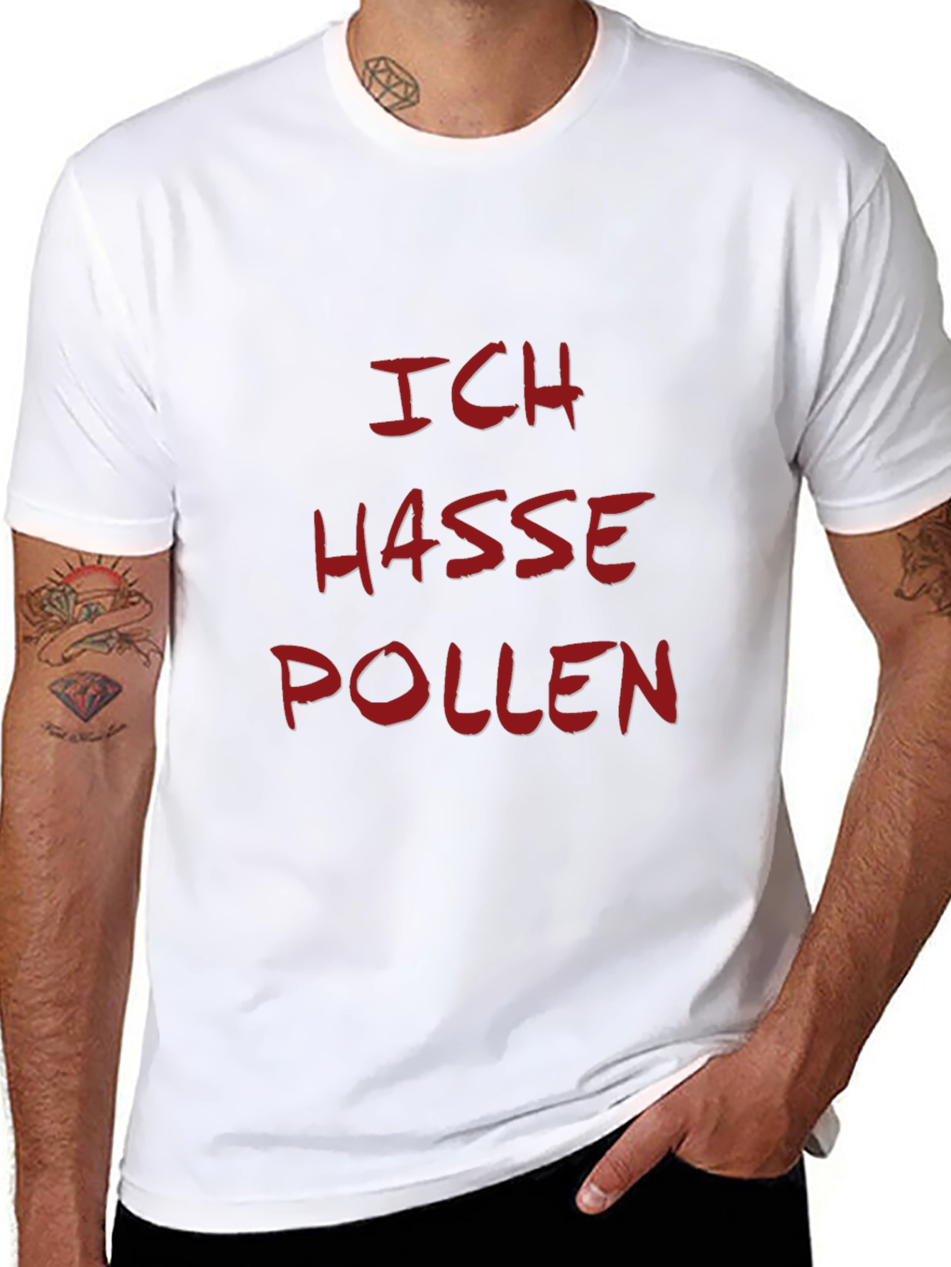 Ich Hasse Pollen - Funny Pollen Allergy T-Shirt
