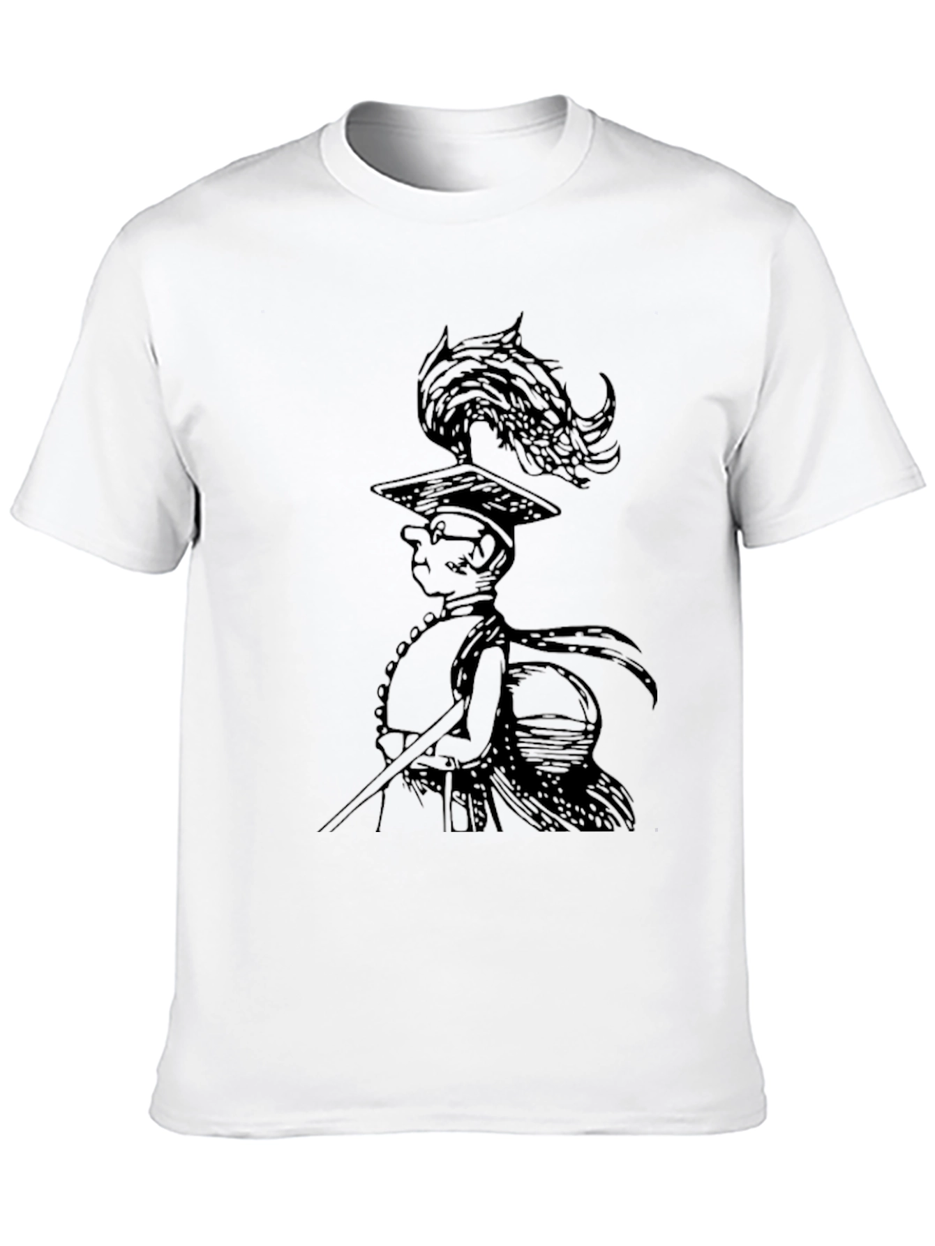 Whimsical Cartoon Figure Graphic T-Shirt