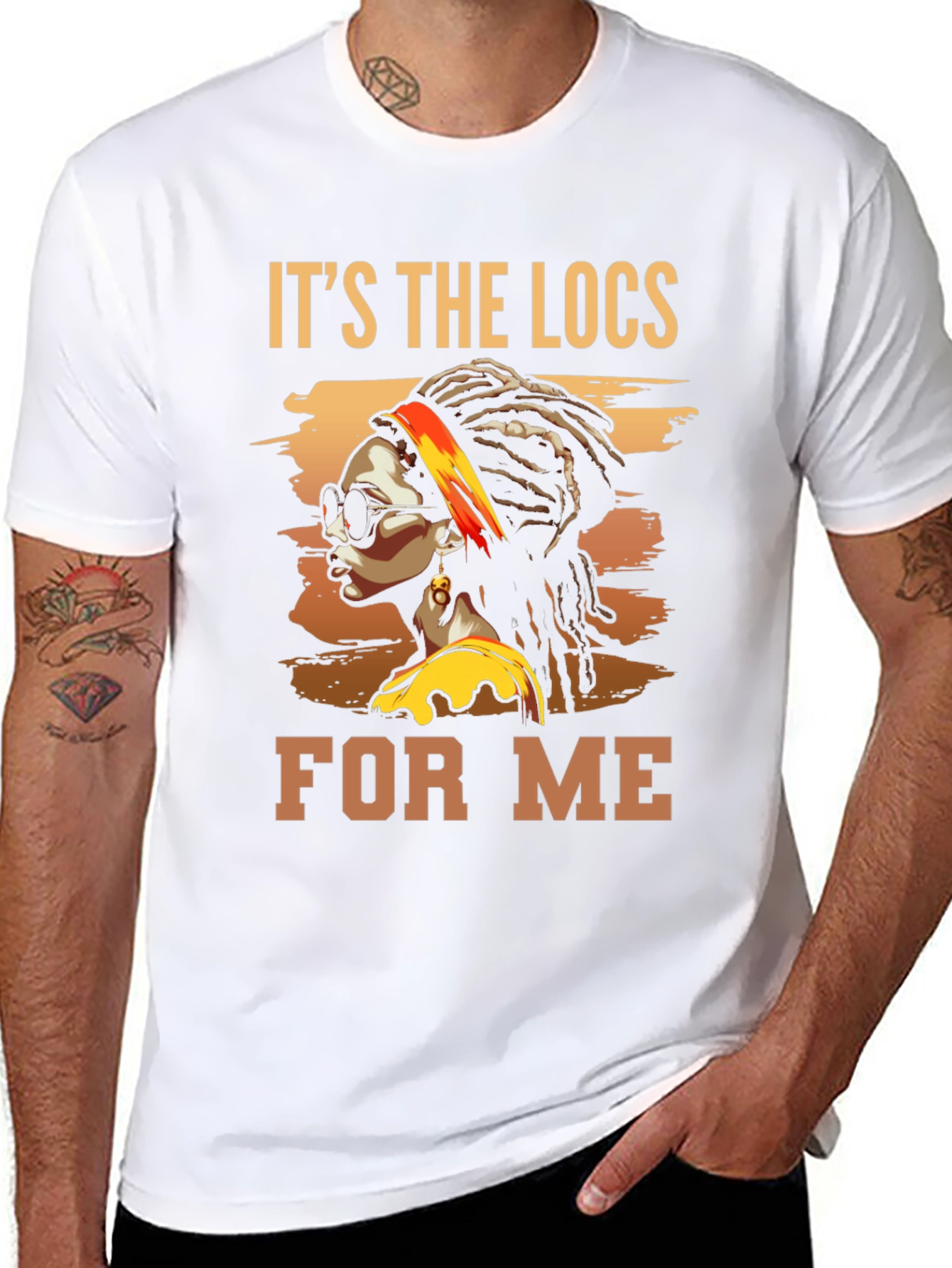 Its the Locs for Me Black T-Shirt