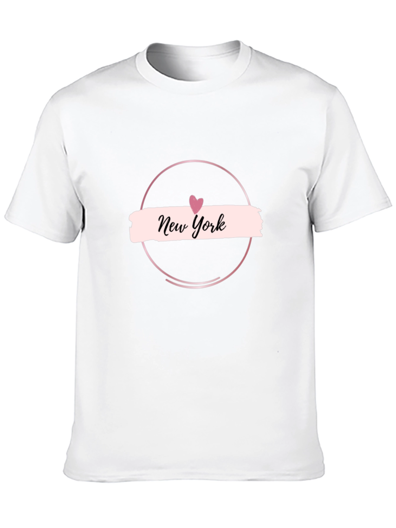 New York Heart Graphic Black T-Shirt