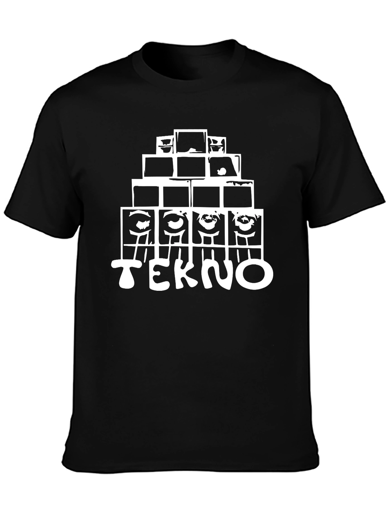 Tekno Speaker Stack Graphic T-Shirt