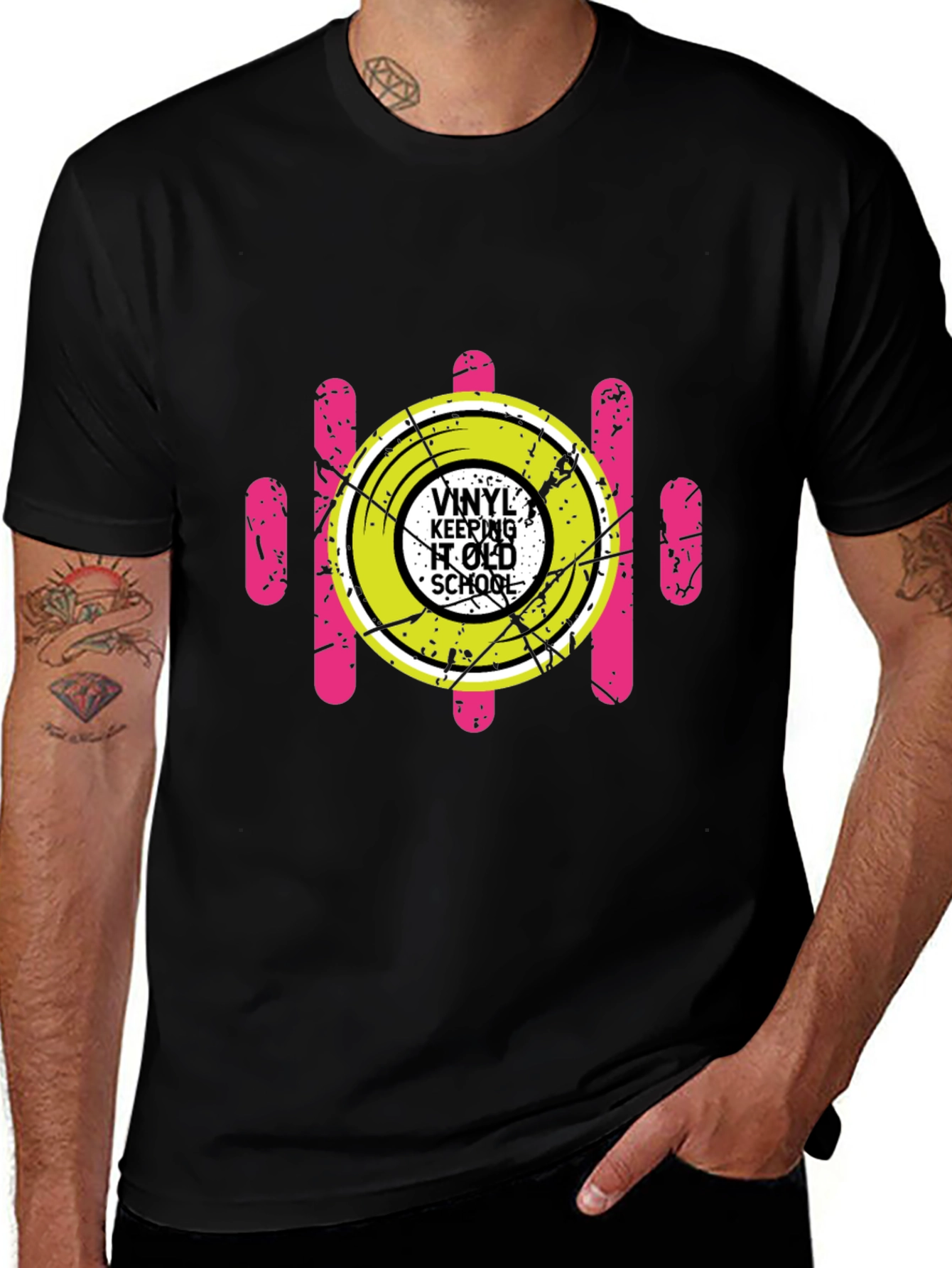 Vinyl Keeping It Old School T-Shirt
