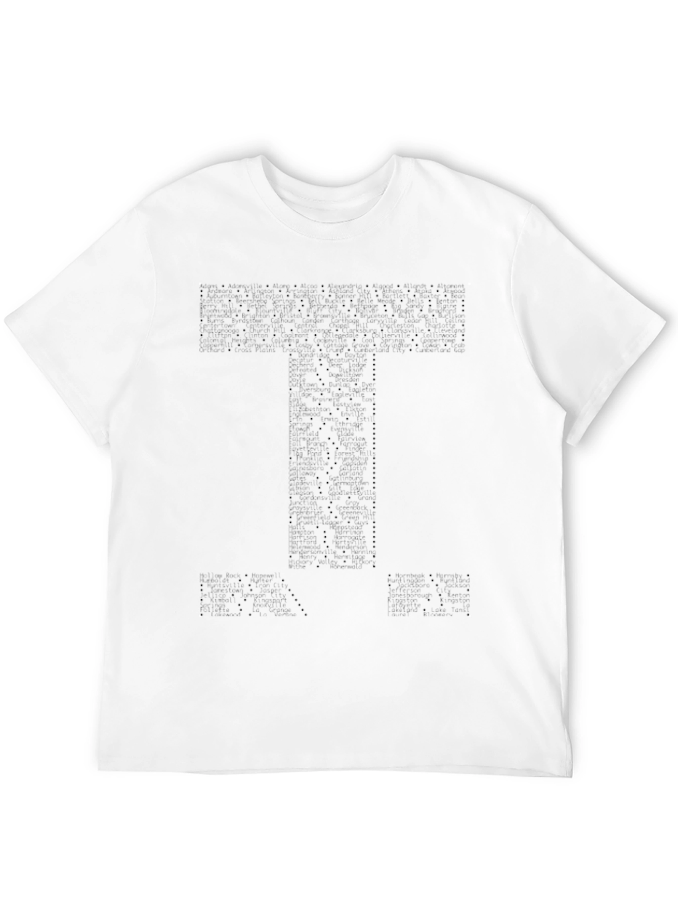 Black T-Shirt with T Design