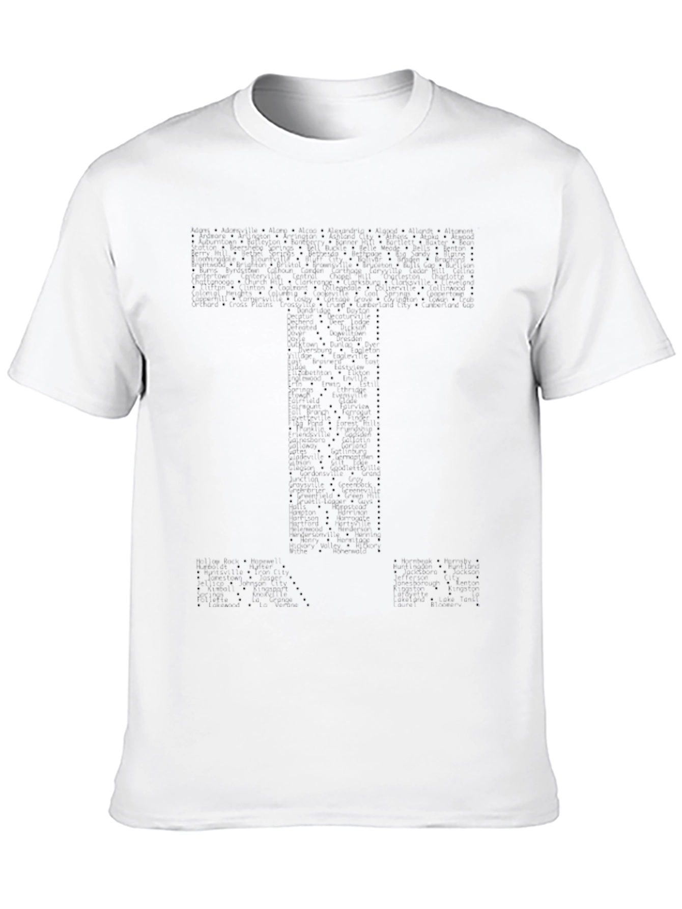 Black T-Shirt with T Design
