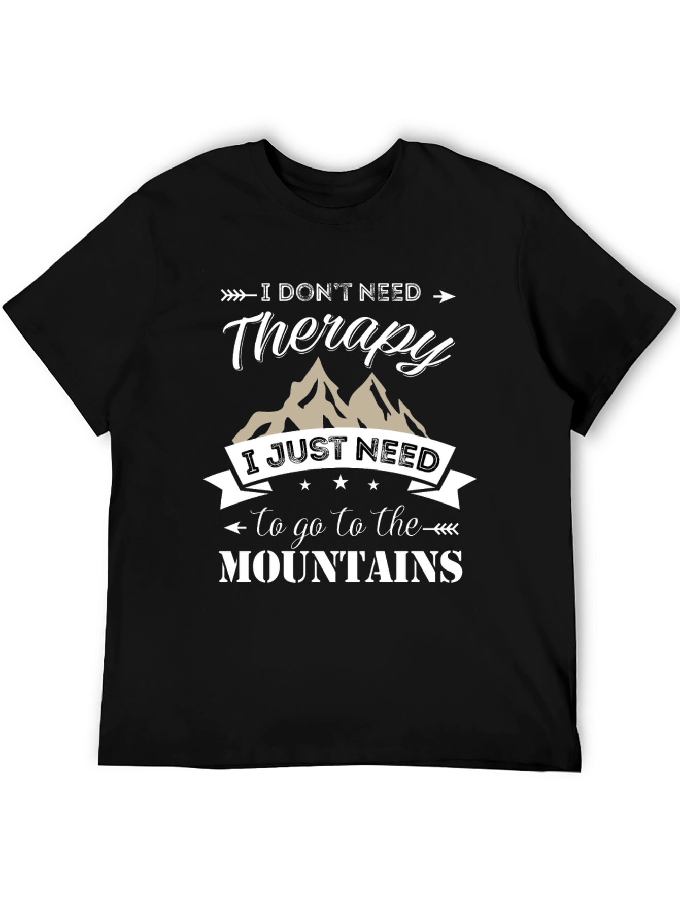 Mountain Therapy Graphic Tee - Adventure Awaits
